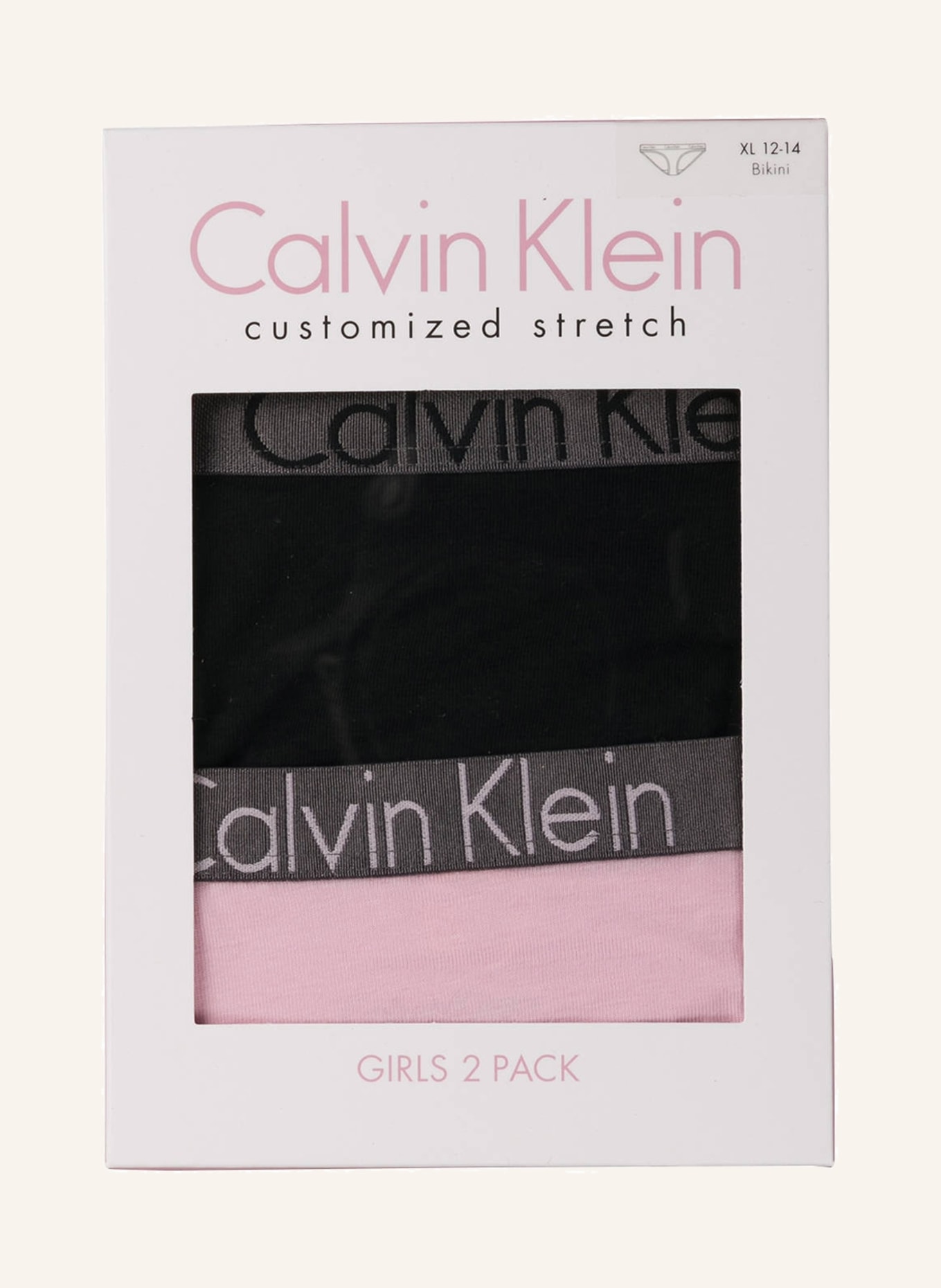 Calvin Klein 2er-Pack Slips MODERN COTTON, Farbe: SCHWARZ/ PINK (Bild 3)