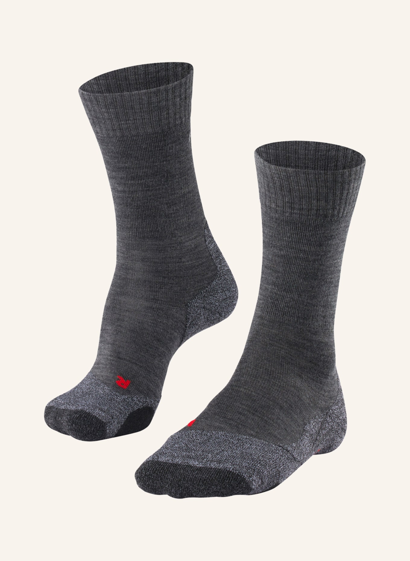 FALKE Trekking-Socken TK2, Farbe: 3180 ASPHALT MEL.	 (Bild 1)