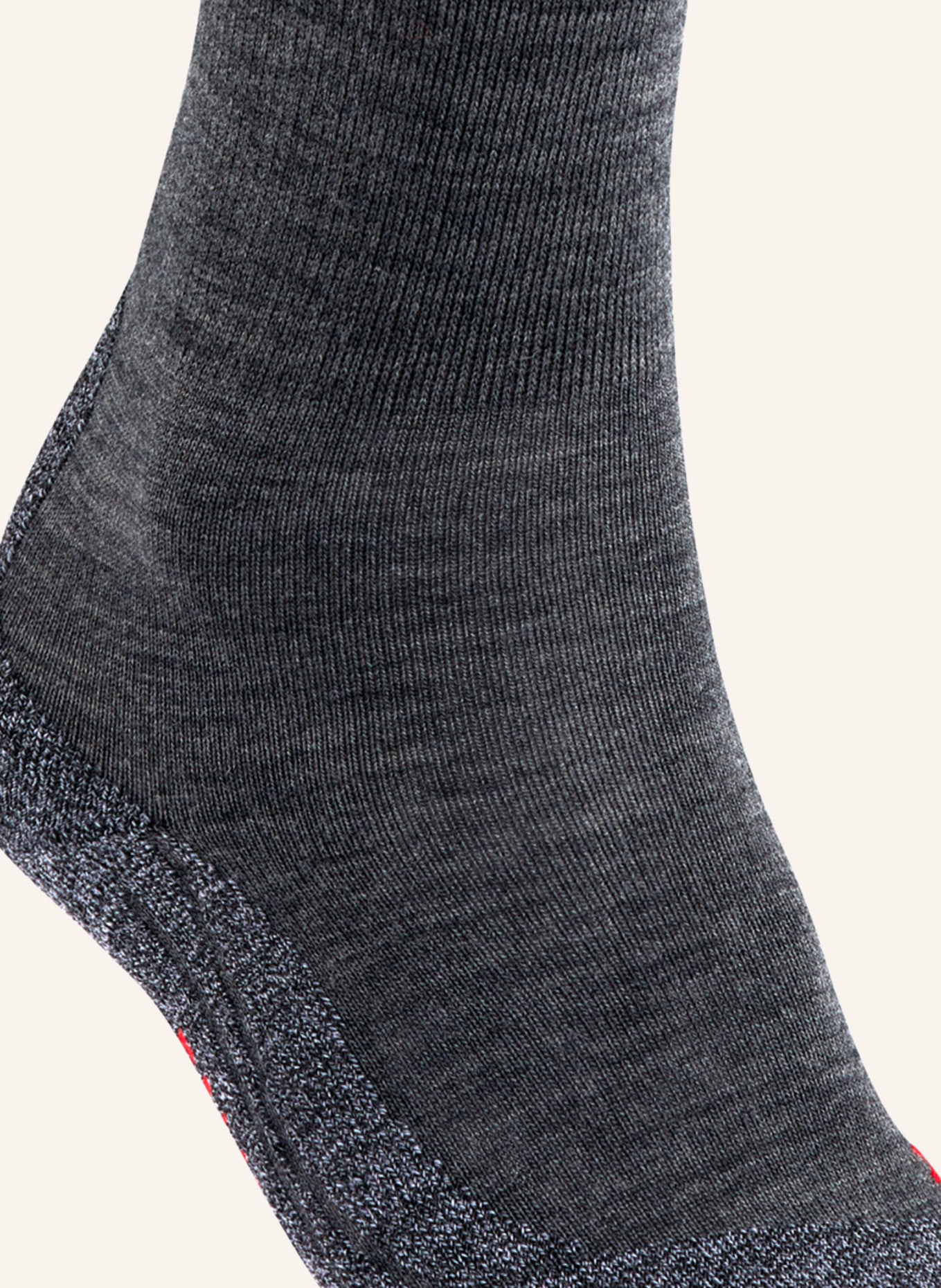 FALKE Trekking-Socken TK2 mit Merinowolle, Farbe: 3180 ASPHALT MEL.	 (Bild 3)