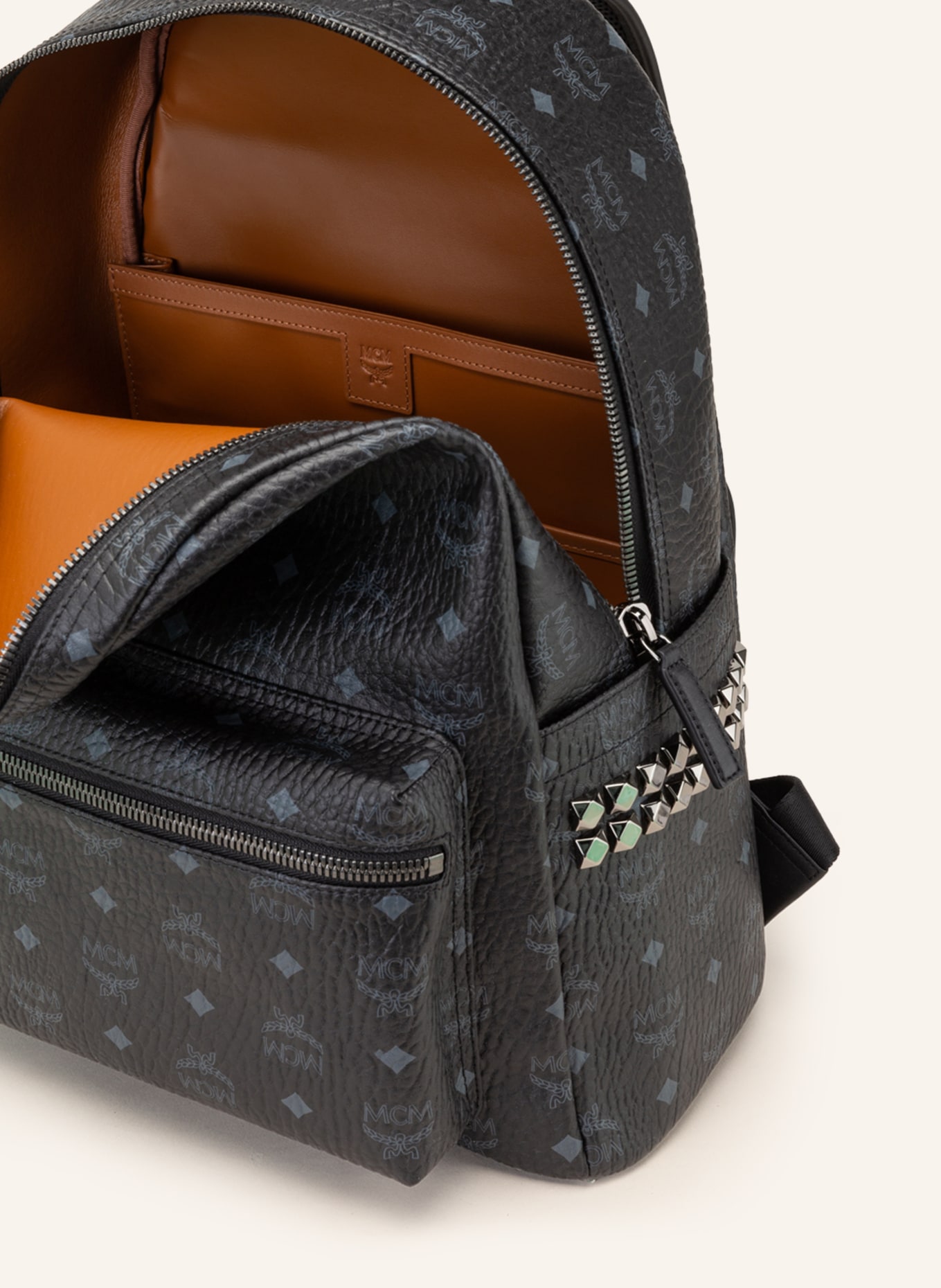 MCM Rucksack in schwarz