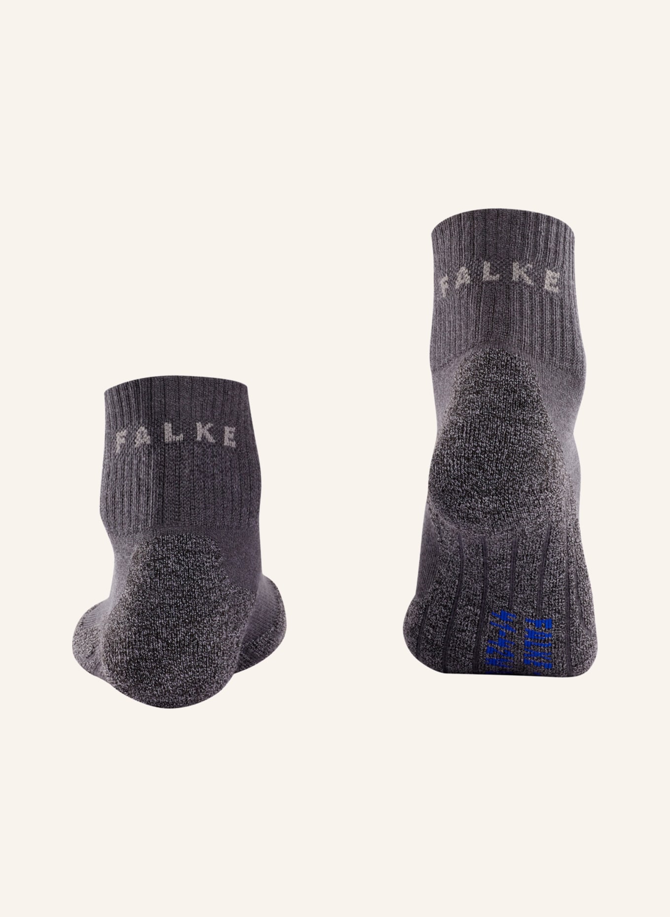 FALKE Trekking socks TK2 SHORT COOL, Color: 3180 ASPHALT MEL. (Image 2)