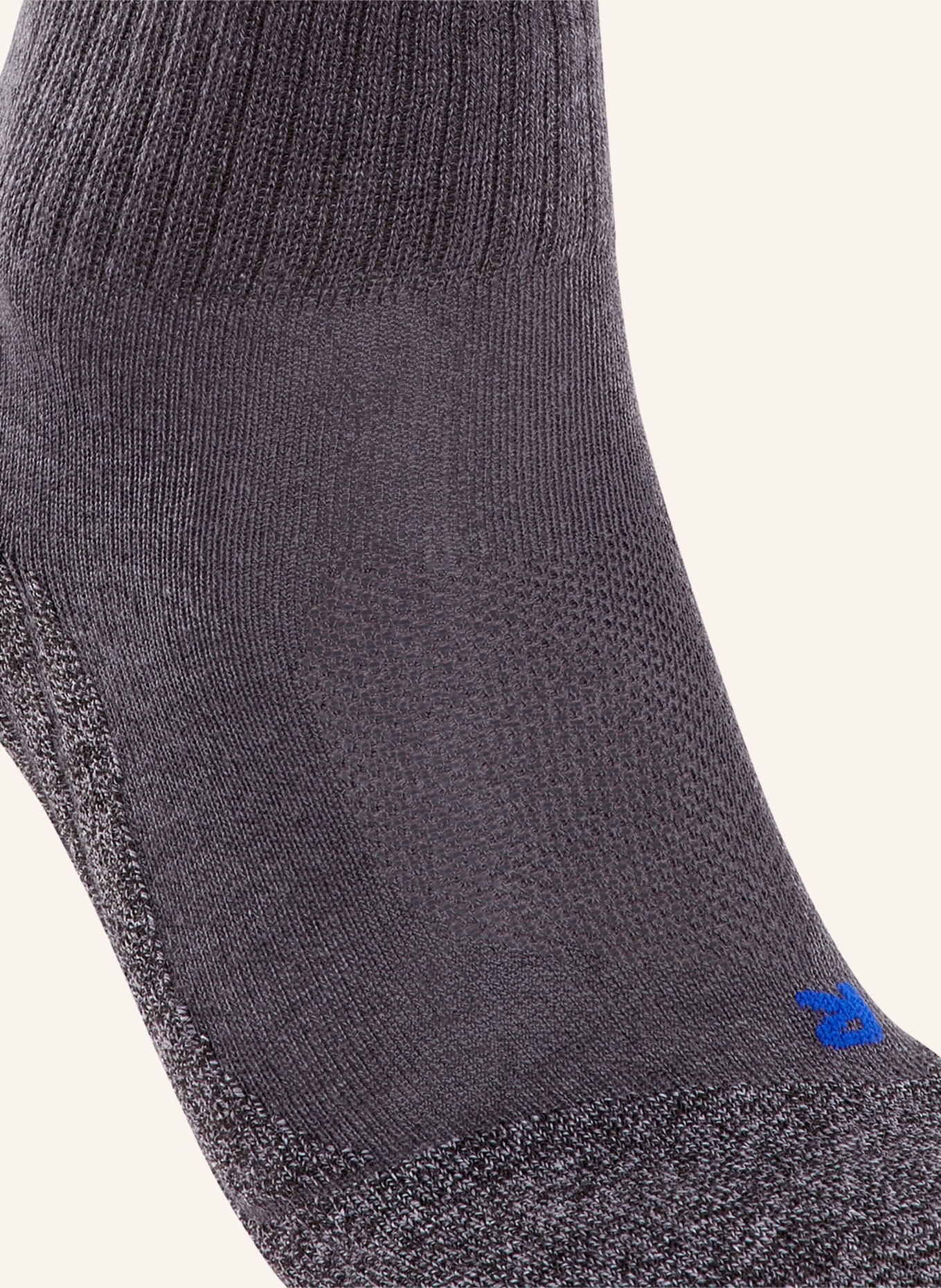 FALKE Trekking socks TK2 SHORT COOL, Color: 3180 ASPHALT MEL. (Image 3)