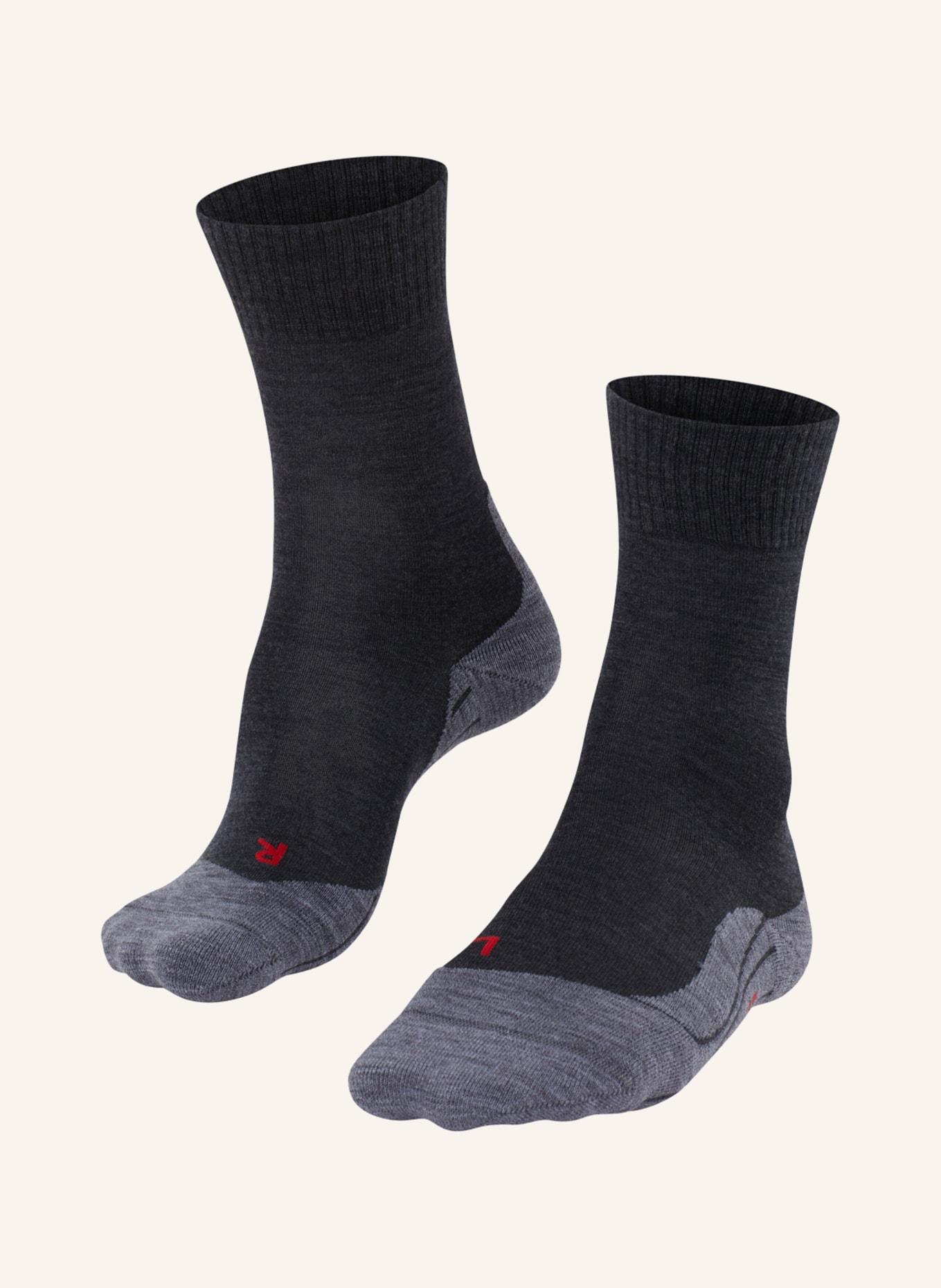 FALKE Trekové ponožky TK5 s merino vlnou, Barva: 3180 ASFALTOVÁ MEL.	 (Obrázek 1)