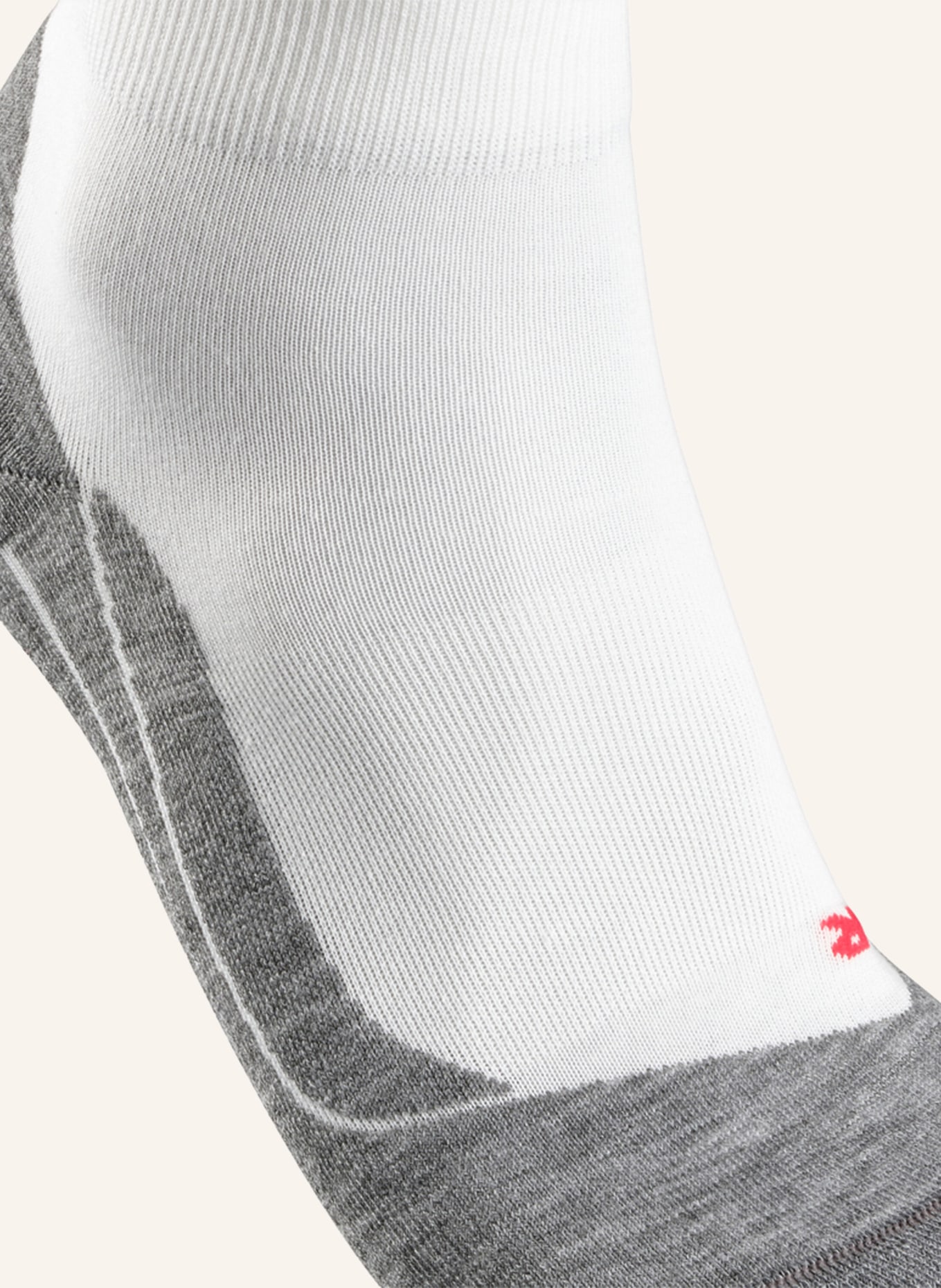 FALKE Running socks RU4 SHORT, Color: WHITE/ GRAY (Image 3)