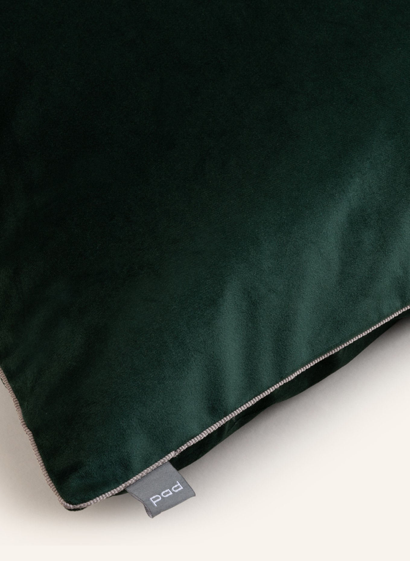 PAD Velvet decorative cushion cover ELEGANCE: GREEN
