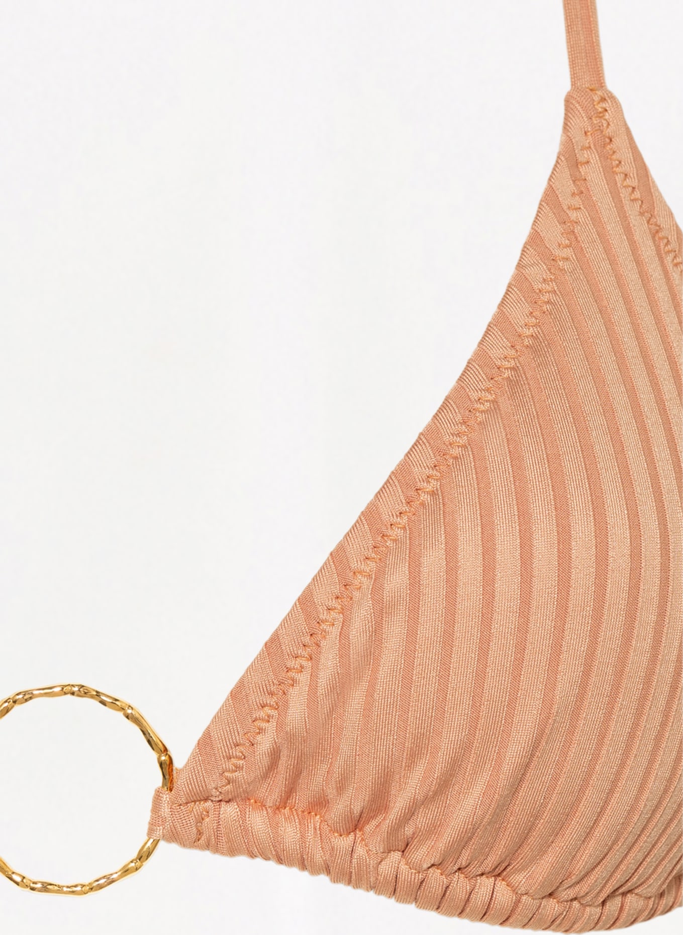 MELISSA ODABASH Triangle bikini MIAMI, Color: LIGHT BROWN (Image 4)