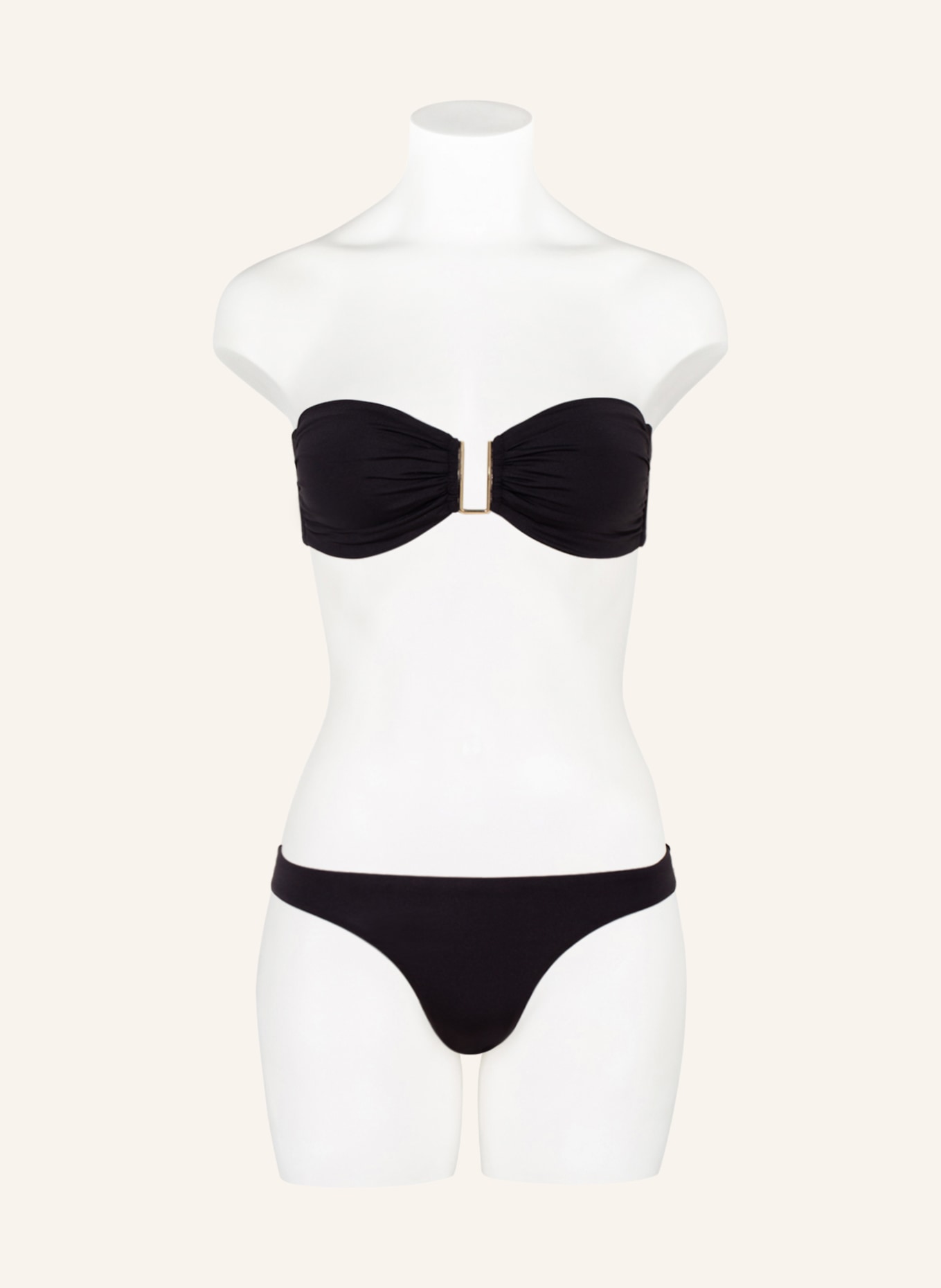 MELISSA ODABASH Bikini bandeau BARCELONA, Kolor: CZARNY (Obrazek 2)