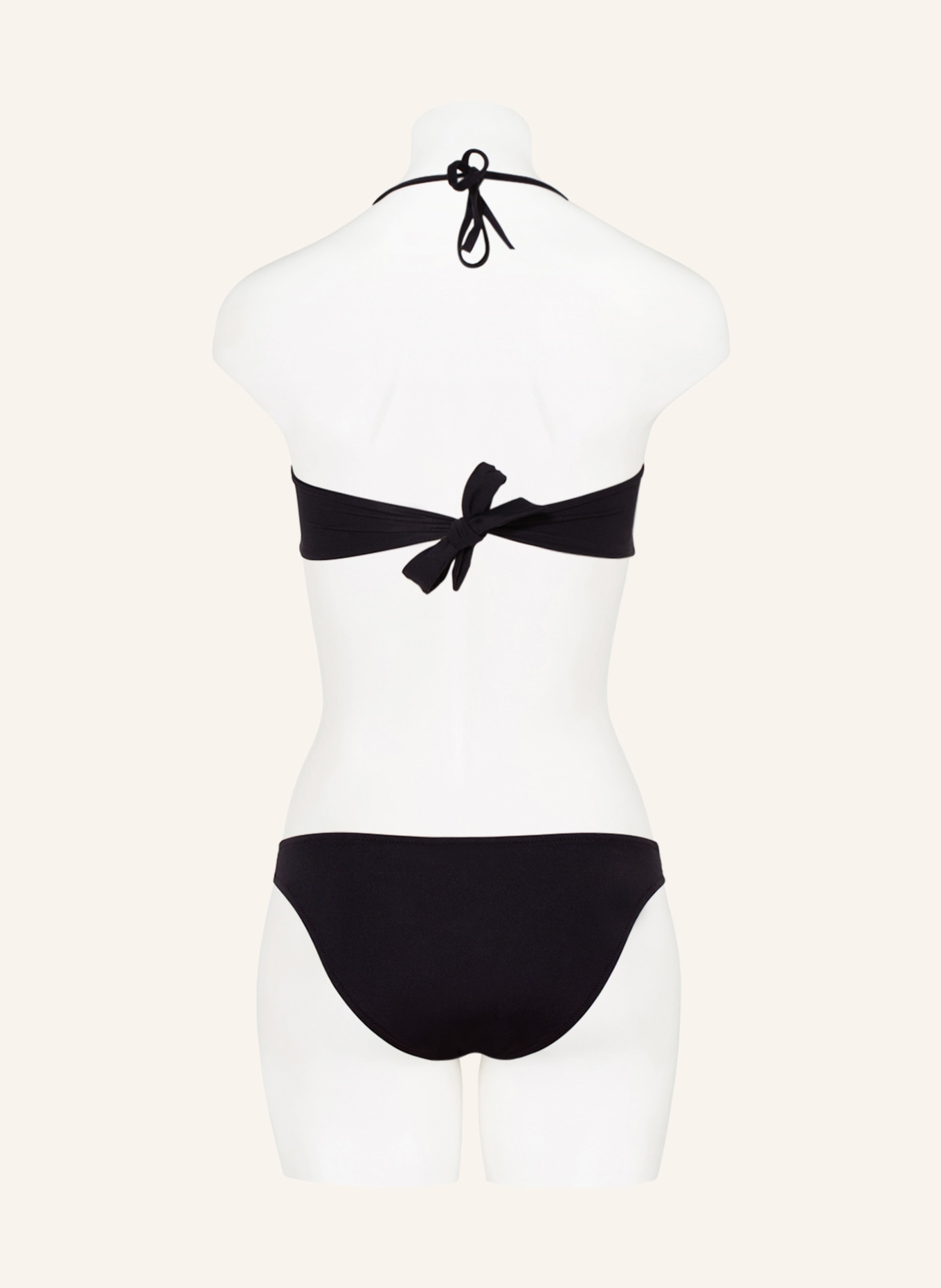 MELISSA ODABASH Bandeau bikini BARCELONA, Color: BLACK (Image 3)
