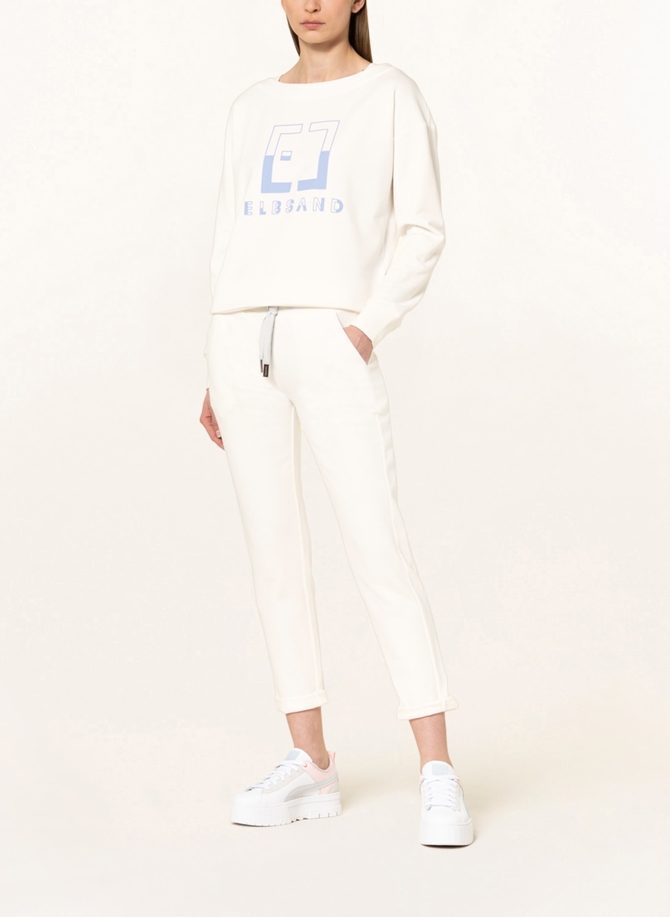ELBSAND Sweatpants BRINJA, Color: WHITE (Image 2)