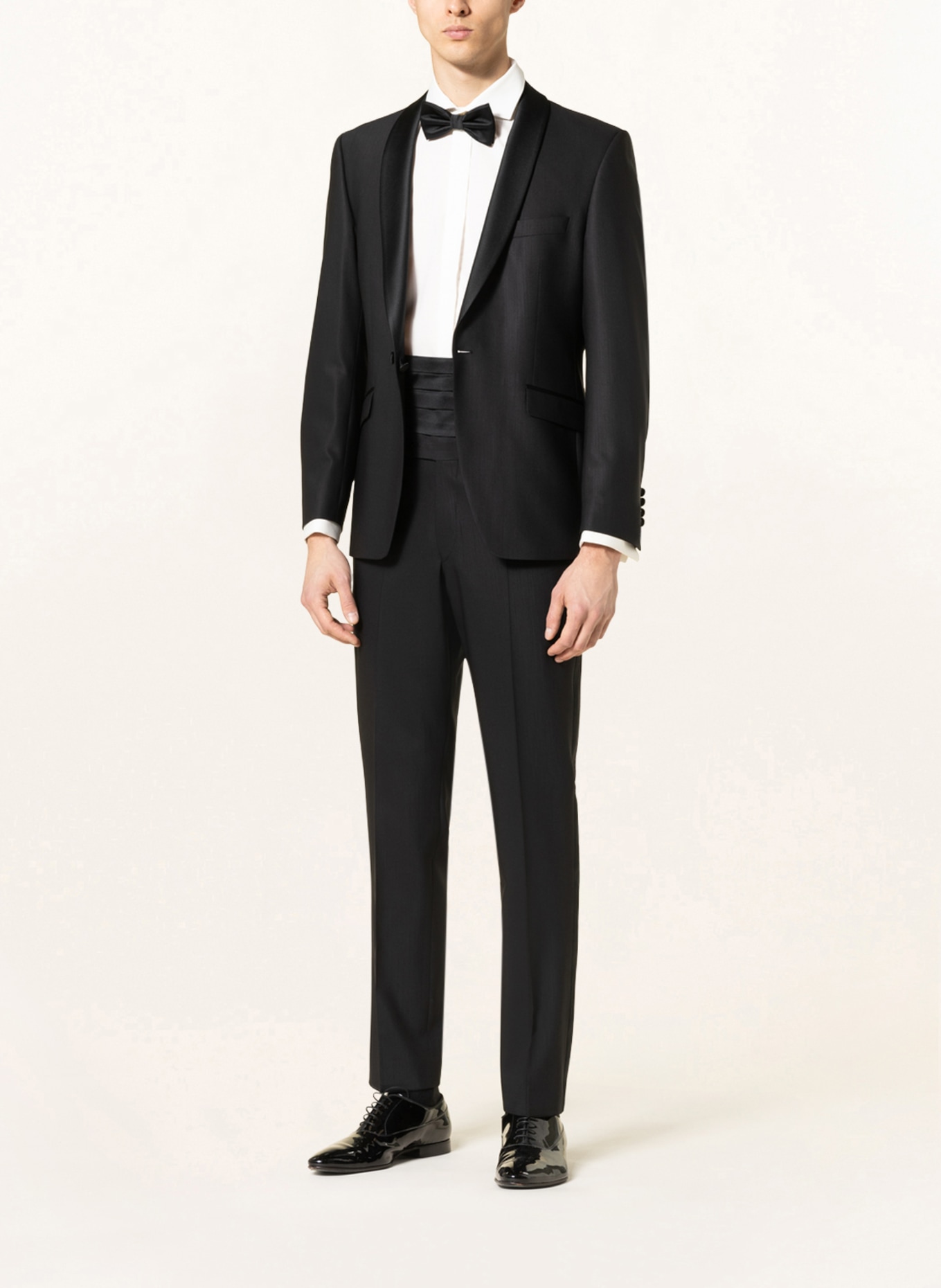 WILVORST Tuxedo pants AFTERSIX slim fit, Color: 001 SCHWARZ (Image 2)