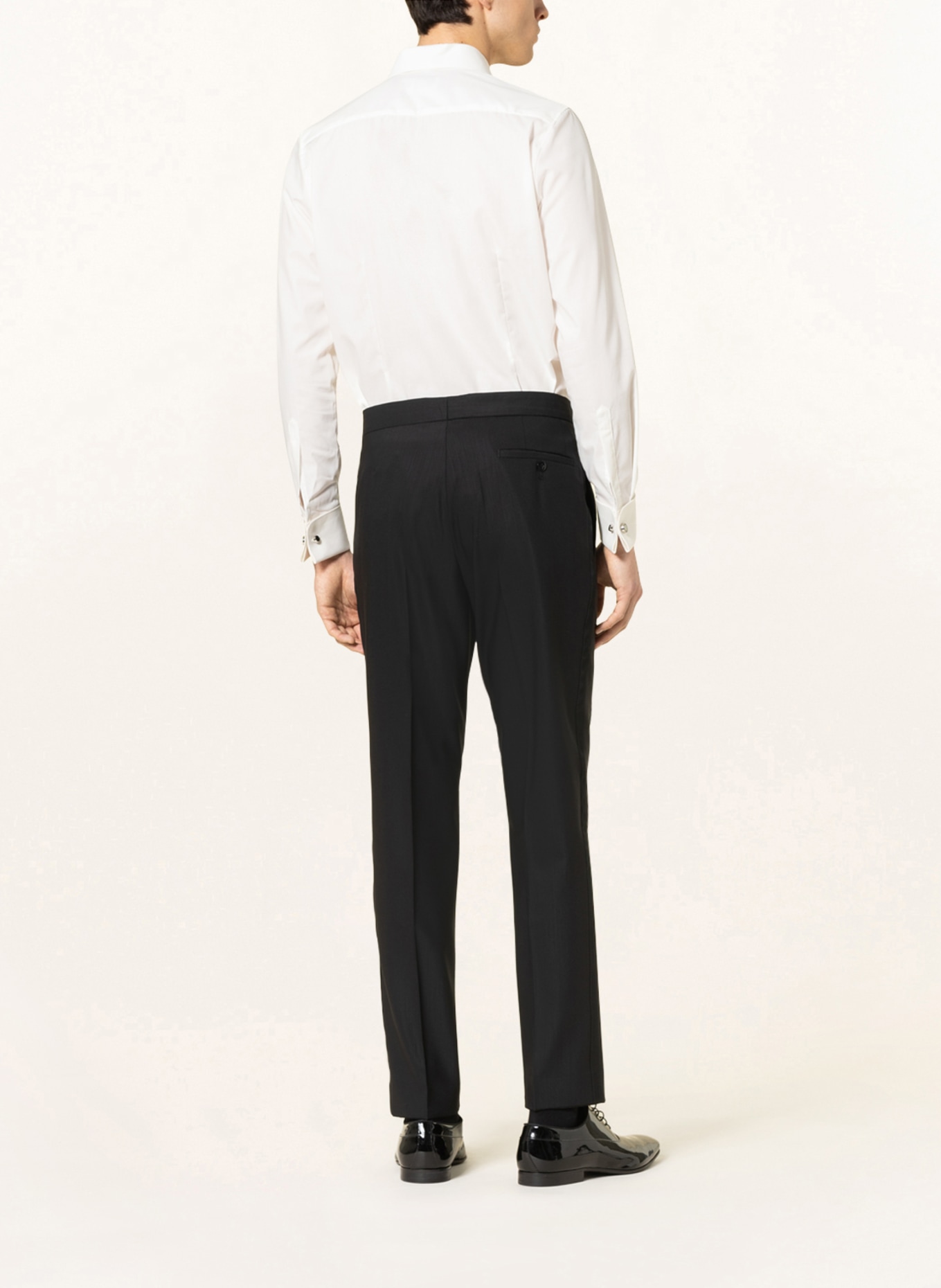 WILVORST Tuxedo pants AFTERSIX slim fit, Color: 001 SCHWARZ (Image 4)