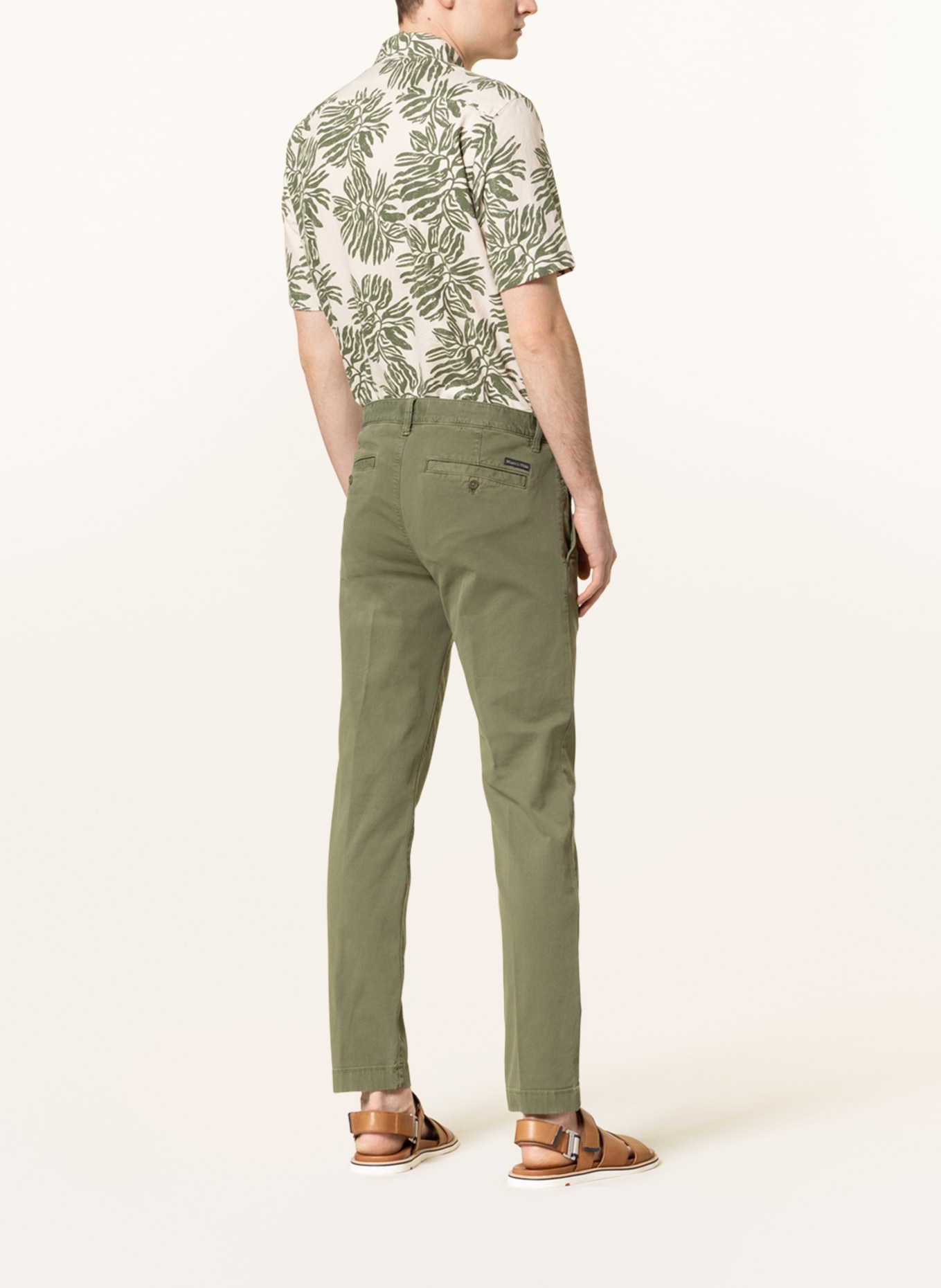 Marc O'Polo Chinos STIG shaped fit, Color: OLIVE (Image 3)