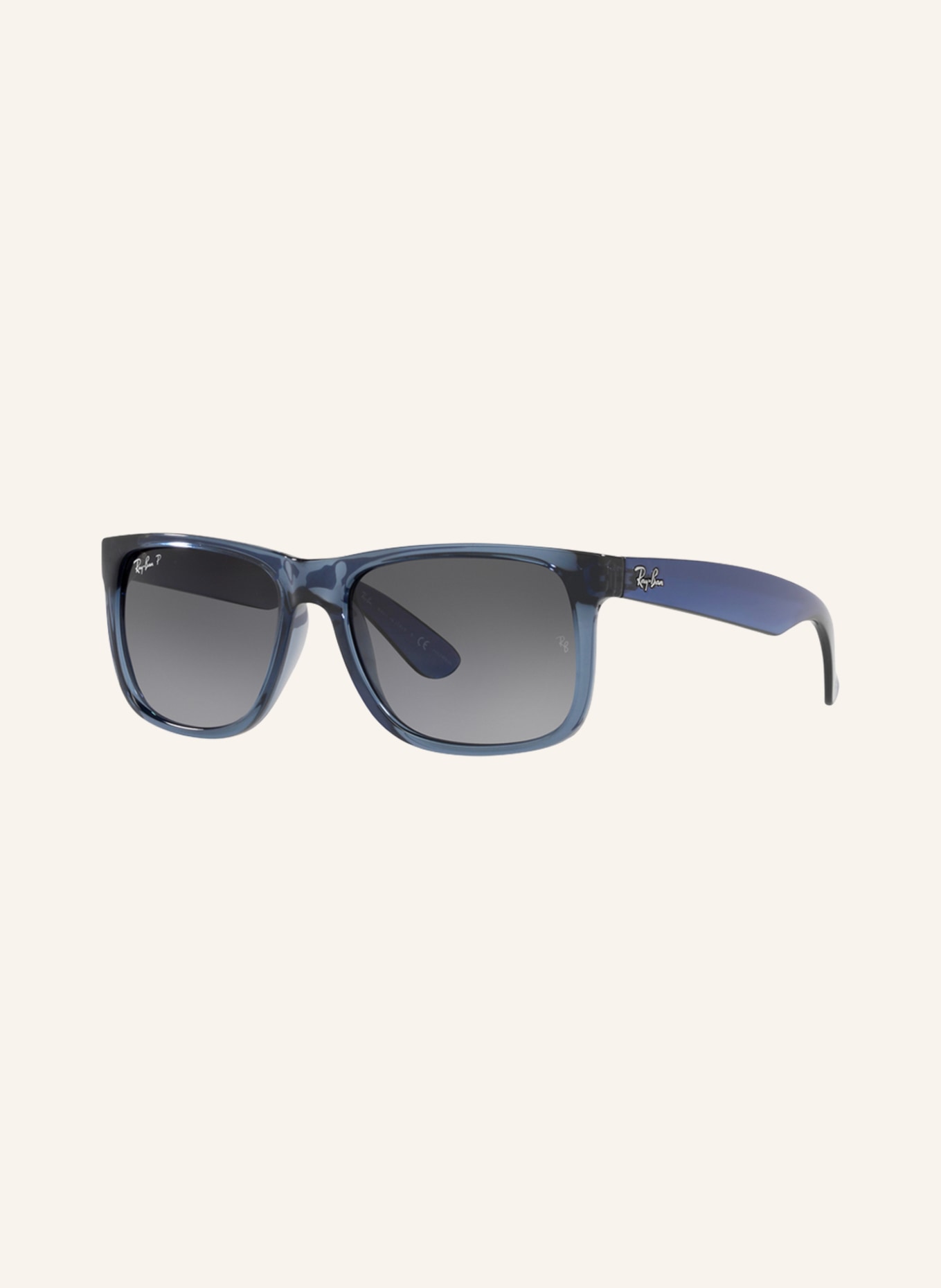 Ray-Ban Sonnenbrille RB4165: 6596T3 - BLAU/ DUNKELGRAU POLARISIERT