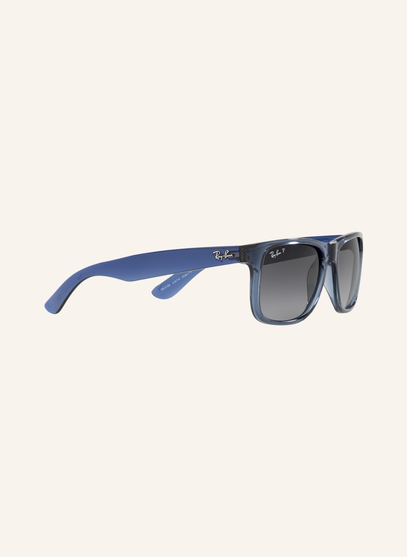 Ray-Ban Sonnenbrille RB4165: 6596T3 - BLAU/ DUNKELGRAU POLARISIERT