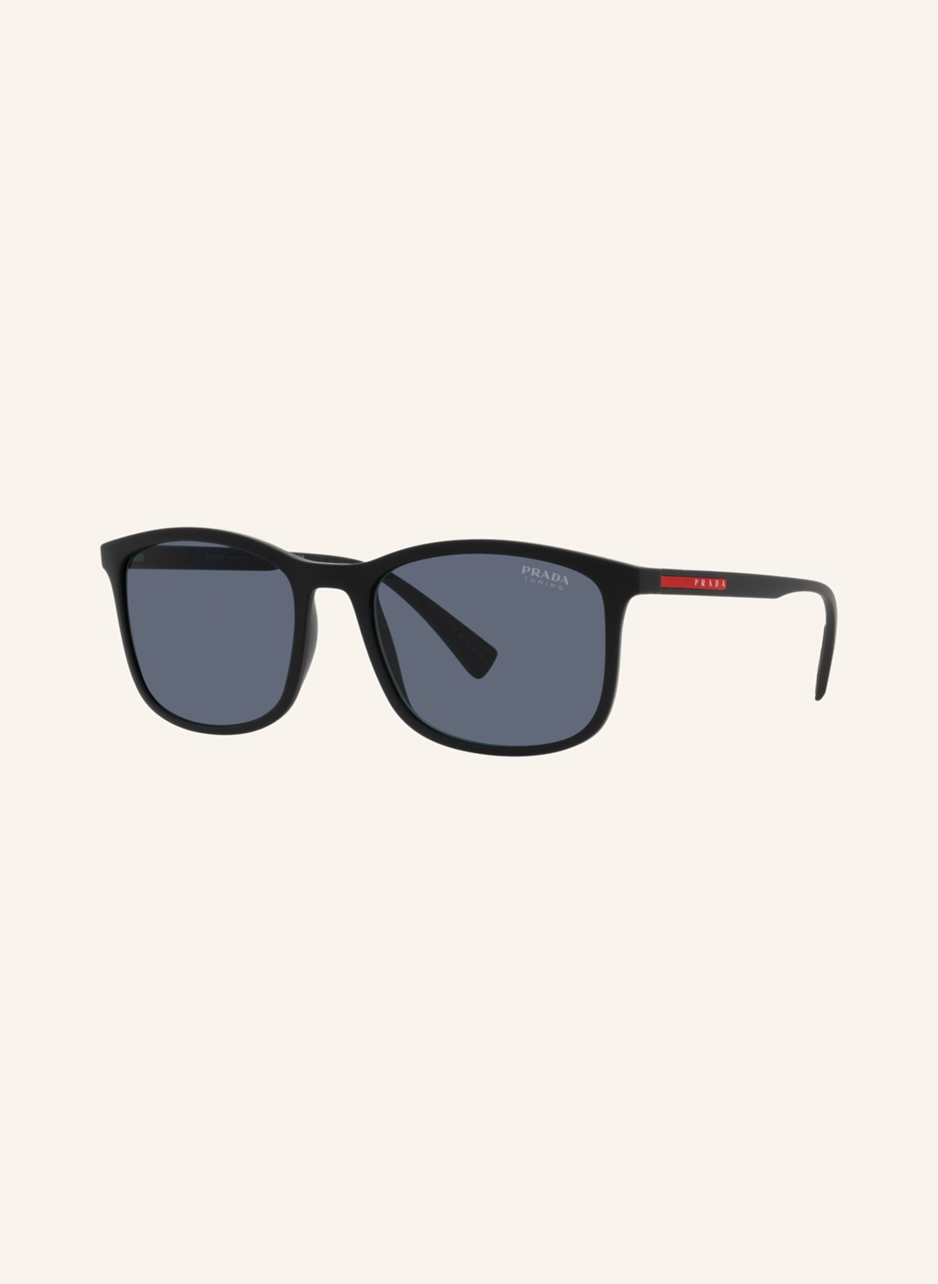 PRADA LINEA ROSSA Sunglasses PS 01TS, Color: DG009R - BLACK/ BLUE (Image 1)
