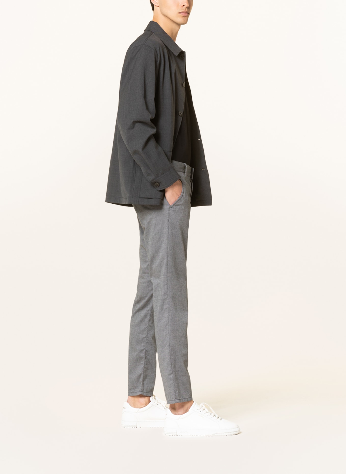 ALBERTO Chinos LOU Regular Fit, Color: BLACK/ WHITE (Image 4)