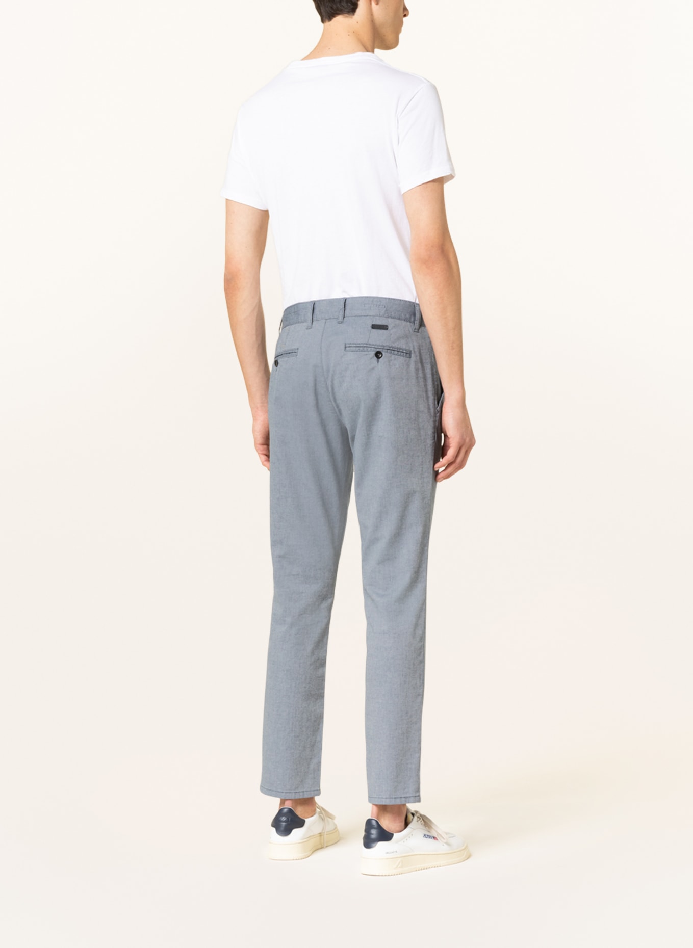 ALBERTO Chinosy LOU regular fit: NIEBIESKI