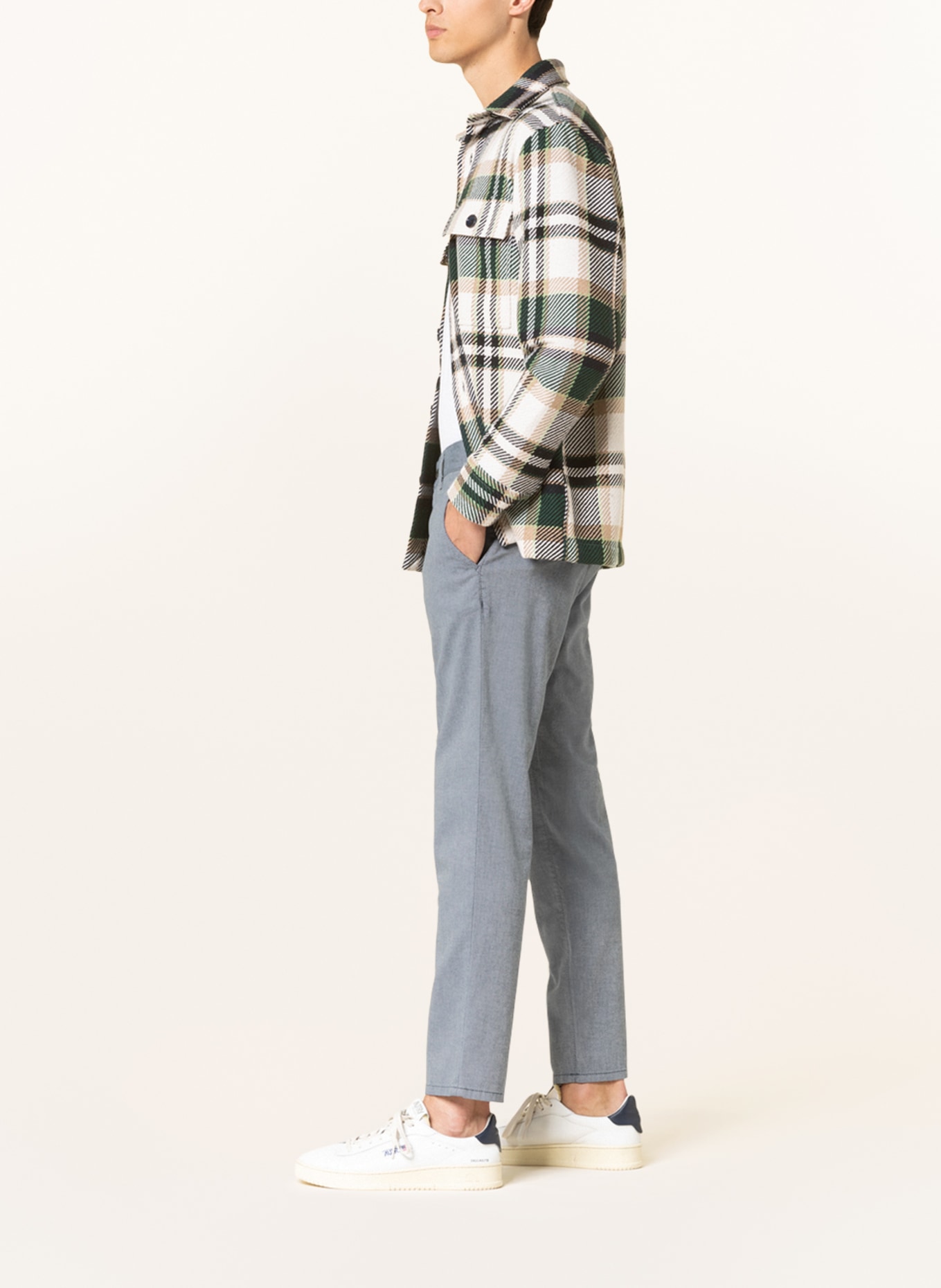 ALBERTO Chinosy LOU regular fit: NIEBIESKI