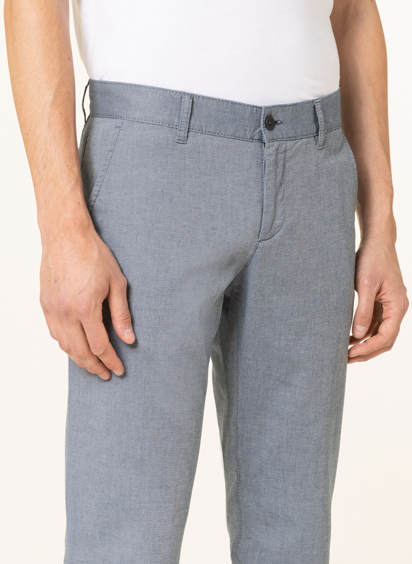 ALBERTO Chinosy LOU regular fit: NIEBIESKI