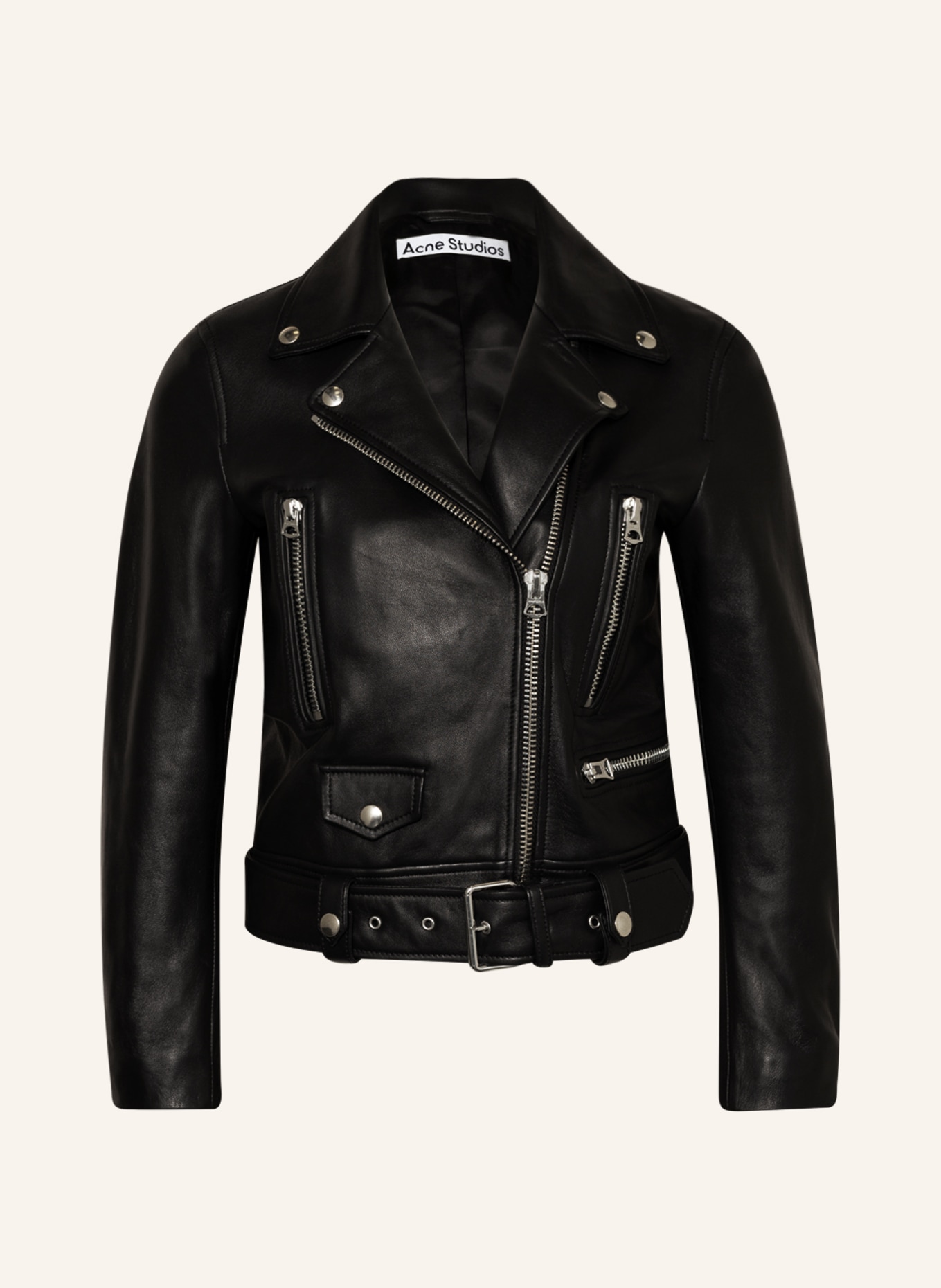 Acne Studios Leather jacket, Color: BLACK (Image 1)