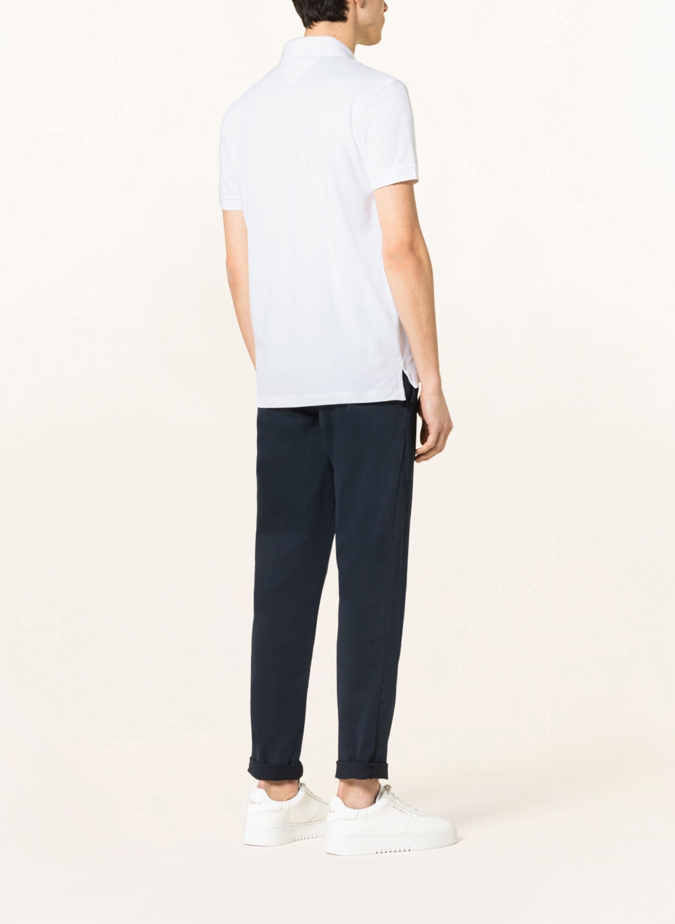TOMMY HILFIGER Piqué-Poloshirt Regular Fit, Farbe: WEISS (Bild 3)