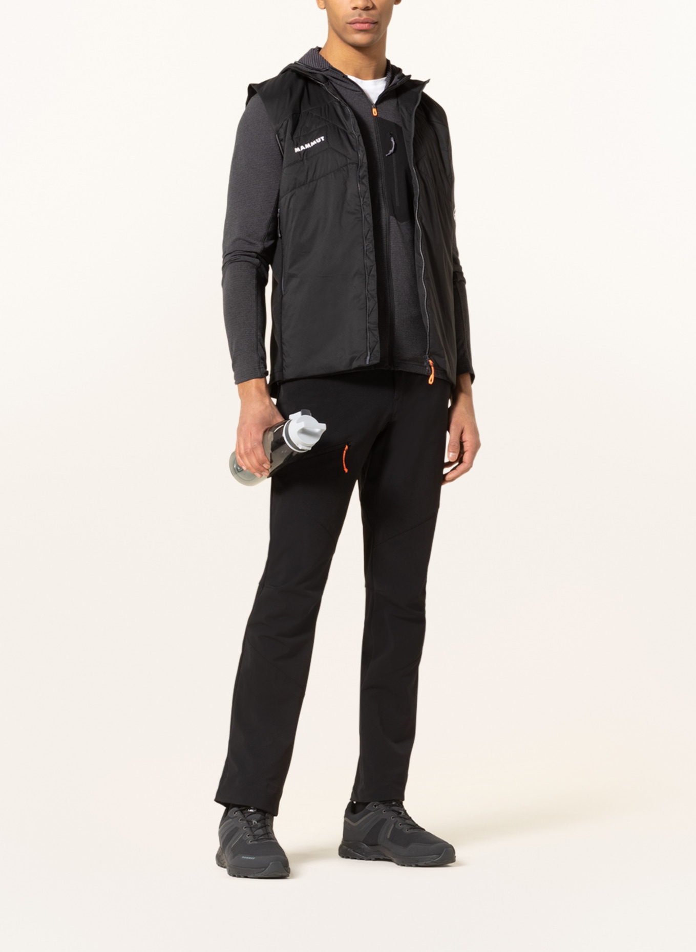 MAMMUT Outdoor vest RIME LIGHT IN FLEX, Color: BLACK (Image 2)