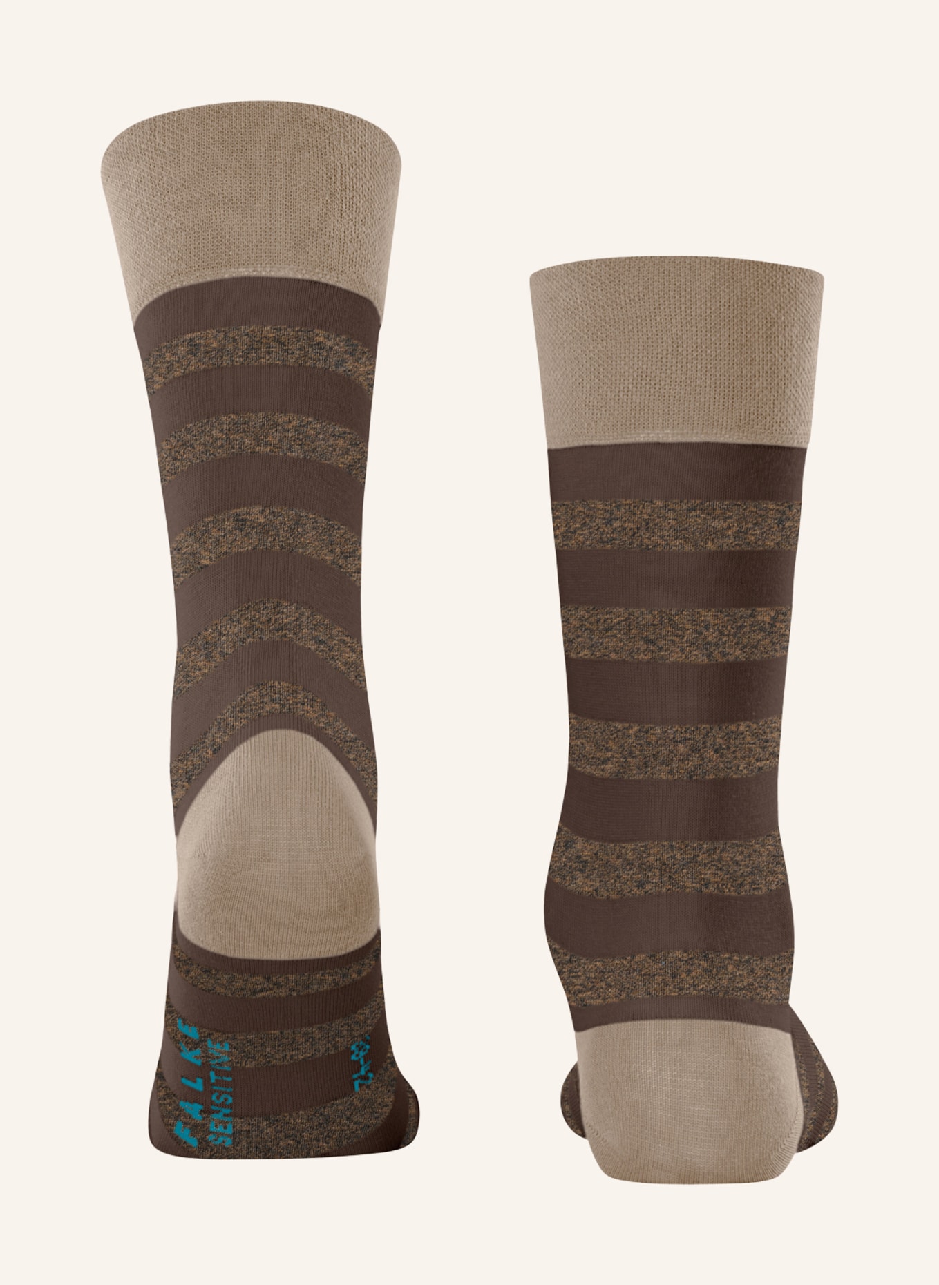 FALKE Socks SENSITIVE MAPPED LINE, Color: 4390 SESAME (Image 2)