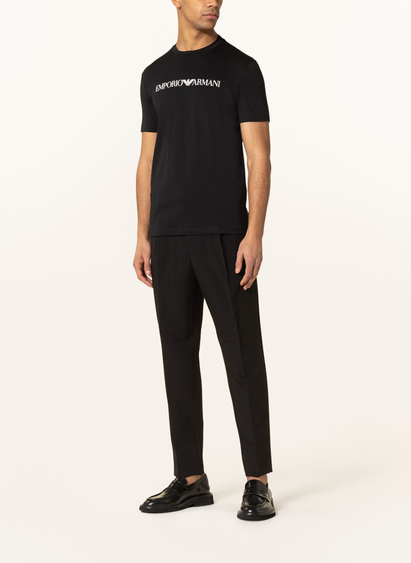 EMPORIO ARMANI T-shirt: BLACK / WHITE
