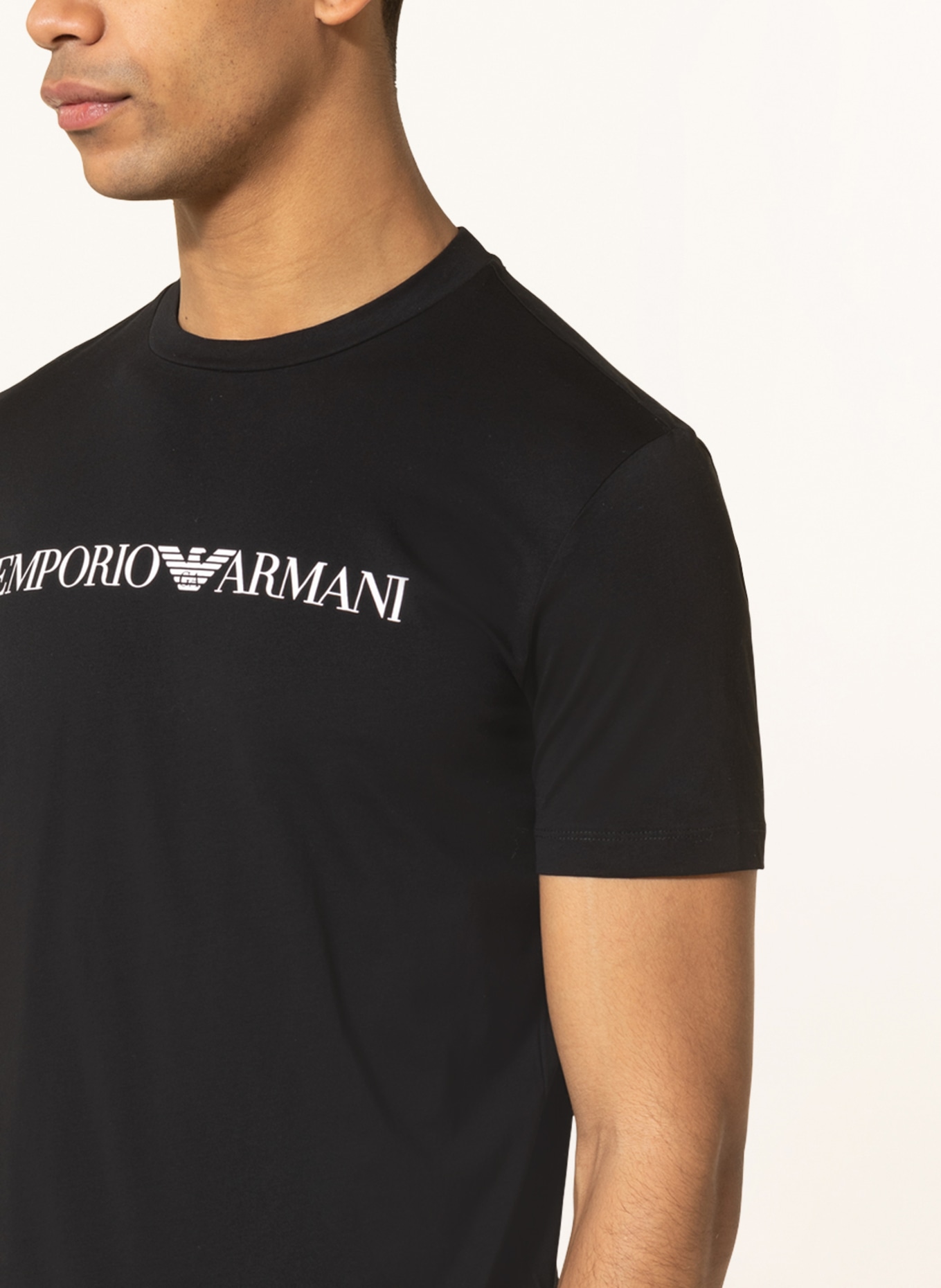 EMPORIO ARMANI T-shirt: BLACK / WHITE