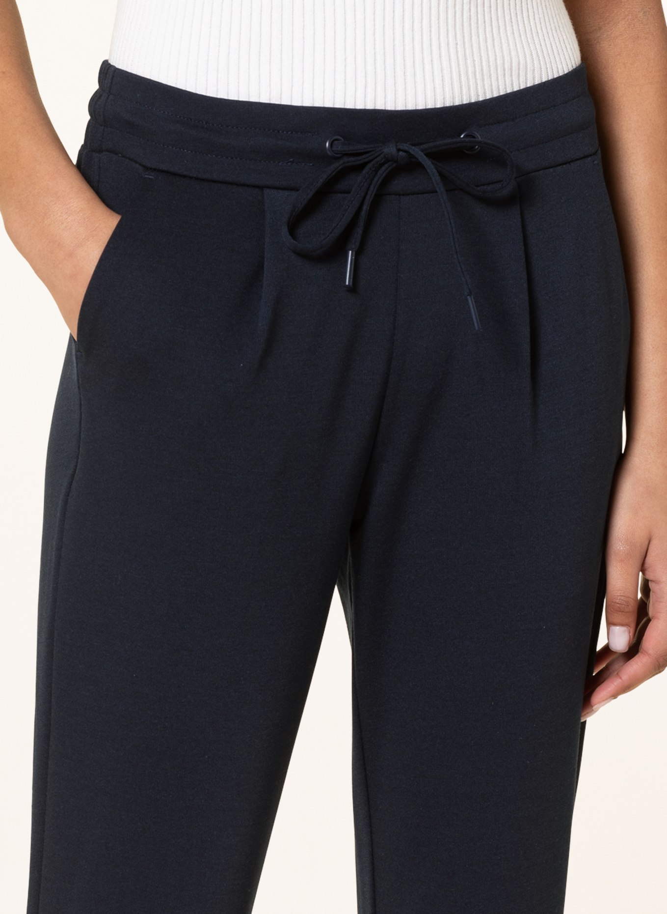 ICHI Hose im Jogging-Stil IHKATE: DUNKELBLAU