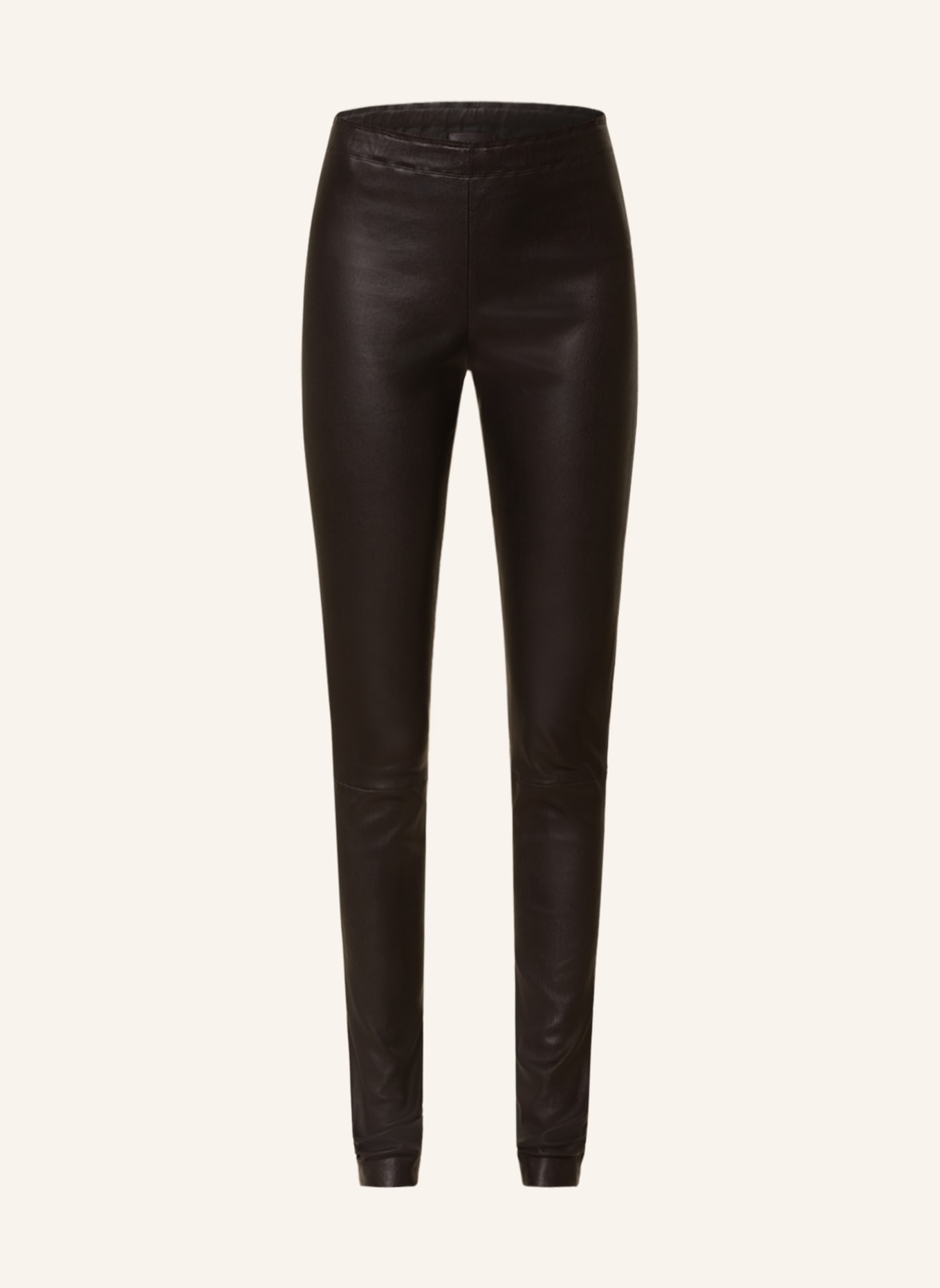 STOULS Leather pants CAROLYN, Color: BLACK (Image 1)