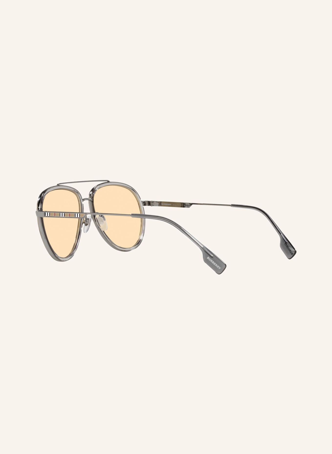 BURBERRY Sunglasses BE3125, Color: 1003/8 - SILVER/ LIGHT YELLOW (Image 4)