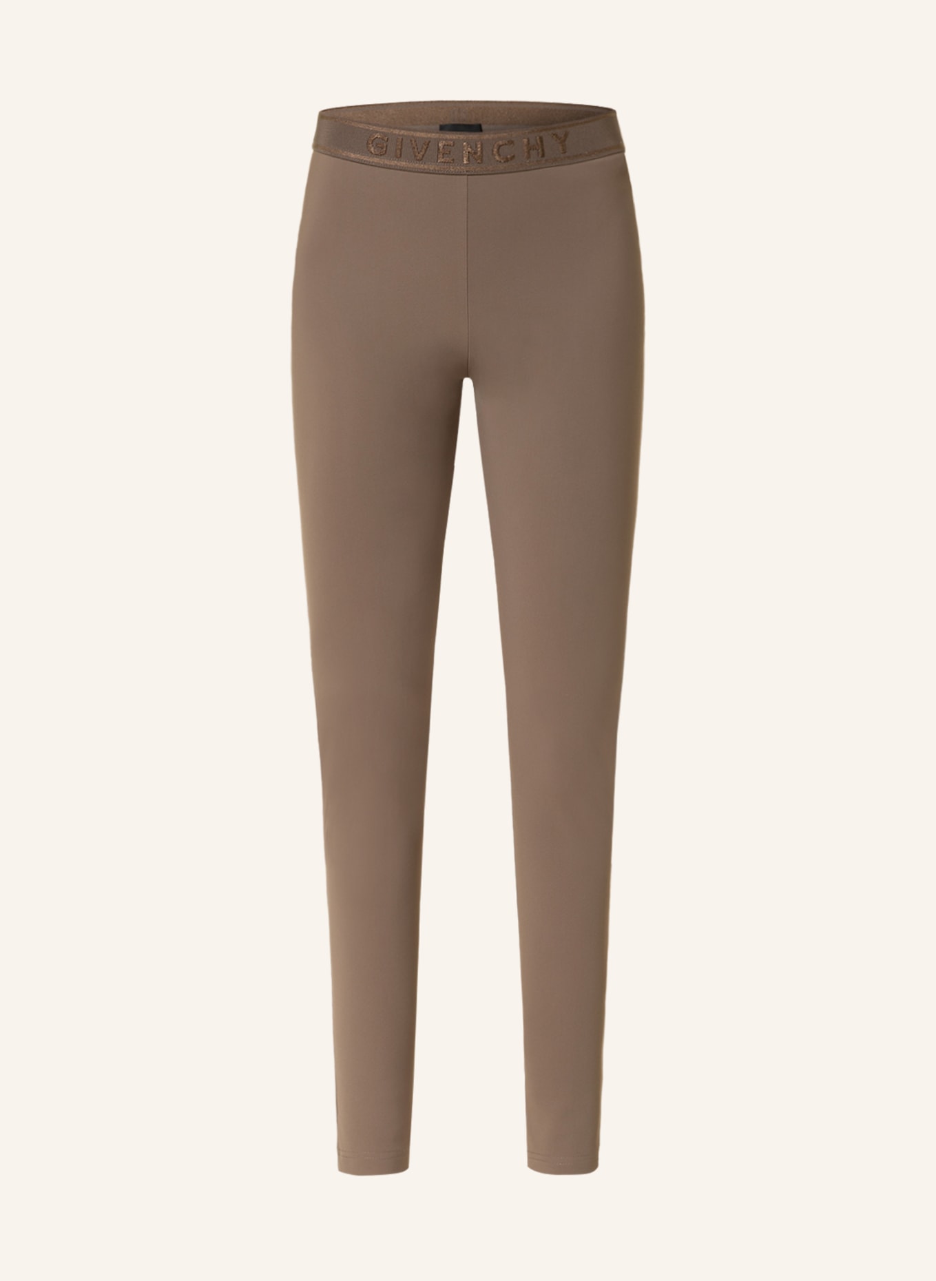 GIVENCHY Leggings, Color: BROWN (Image 1)