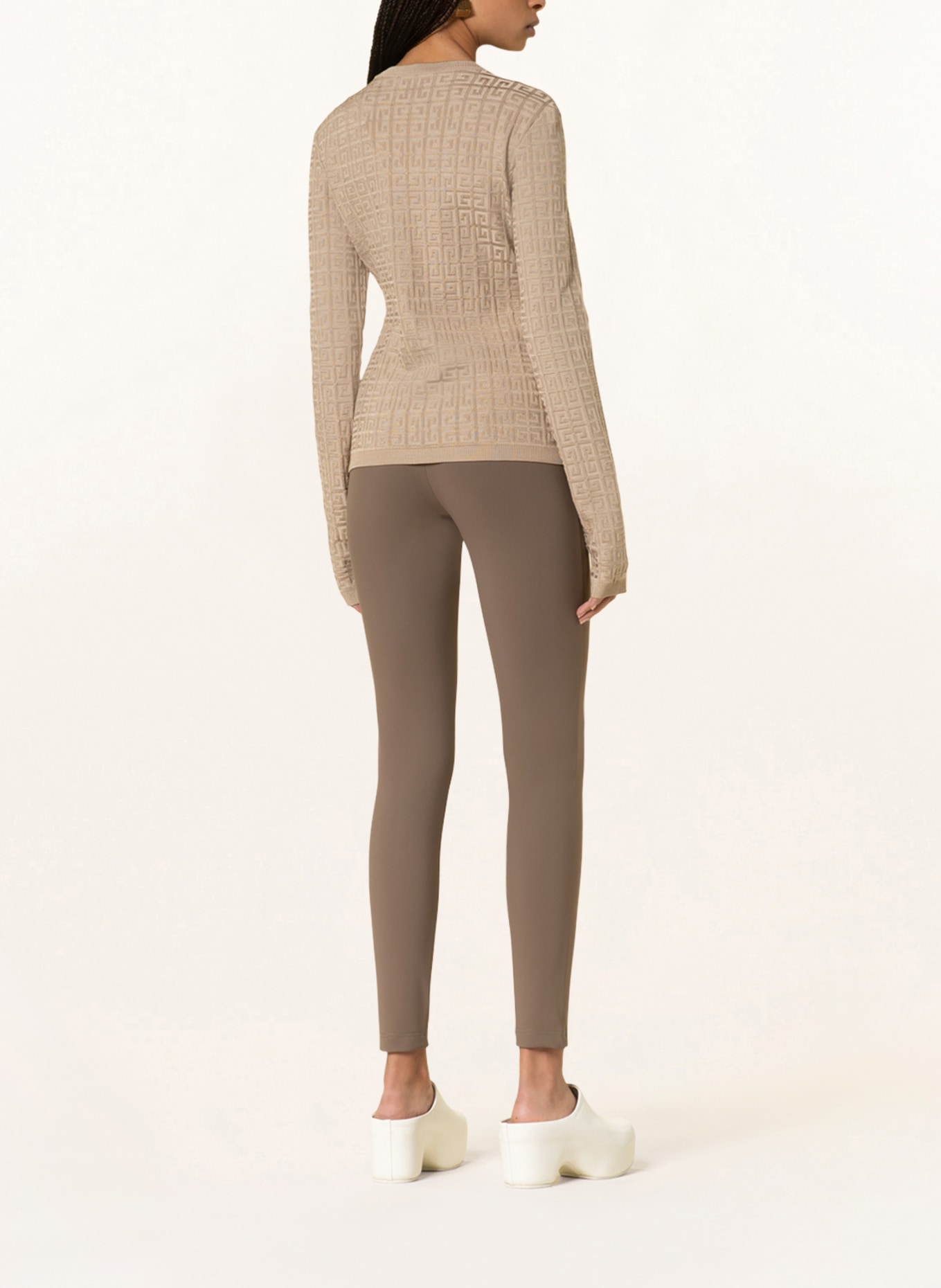 GIVENCHY Leggings, Color: BROWN (Image 3)