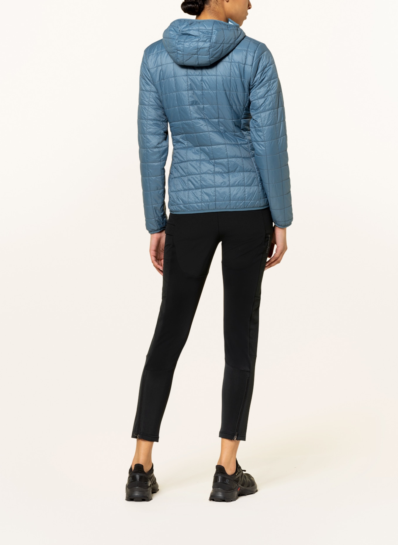 me°ru' Quilted jacket NAKNEK reversible, Color: BLUE GRAY (Image 3)