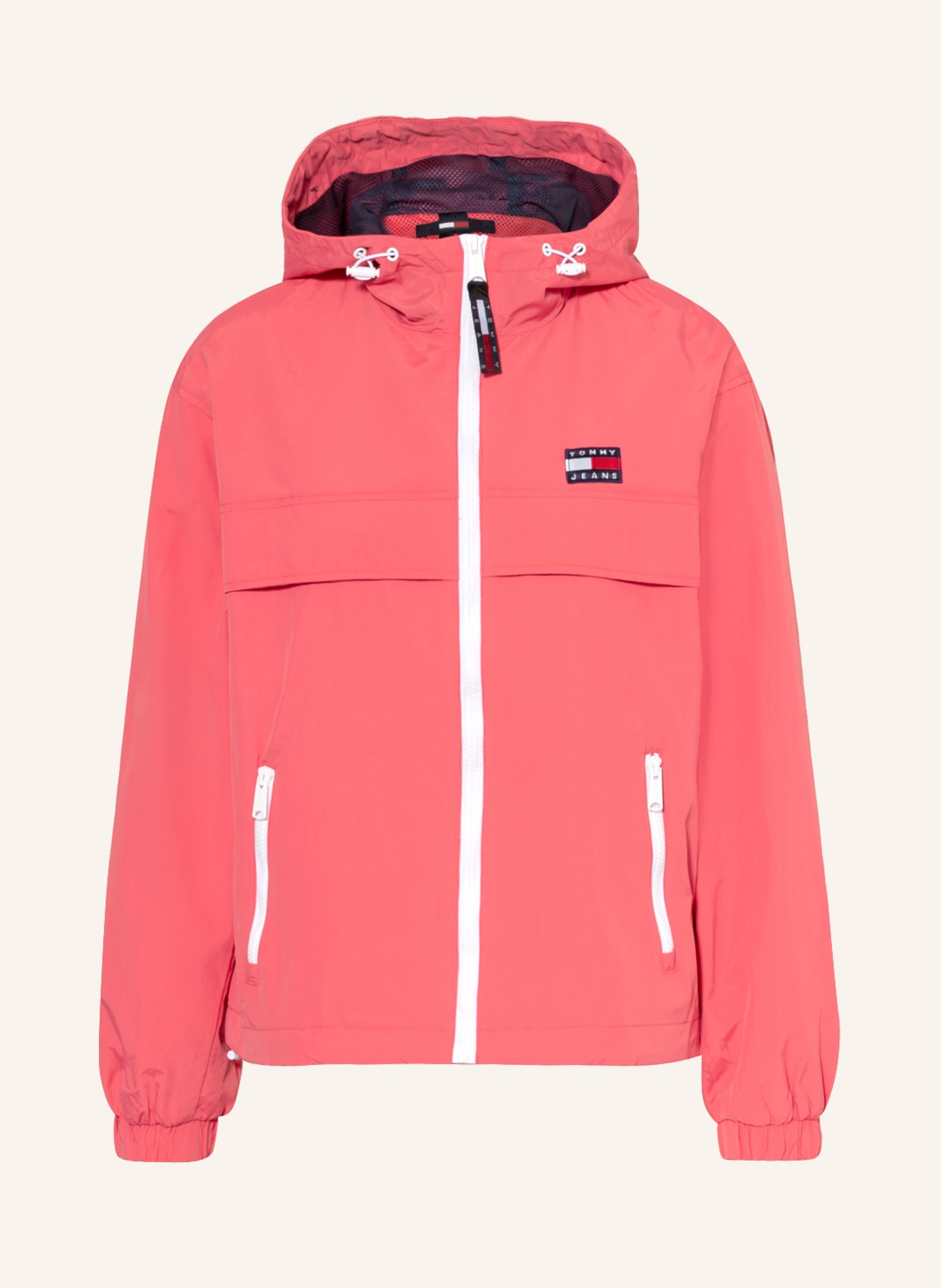 TOMMY JEANS Jacket THE CHICAGO WINDBREAKER, Color: SALMON (Image 1)