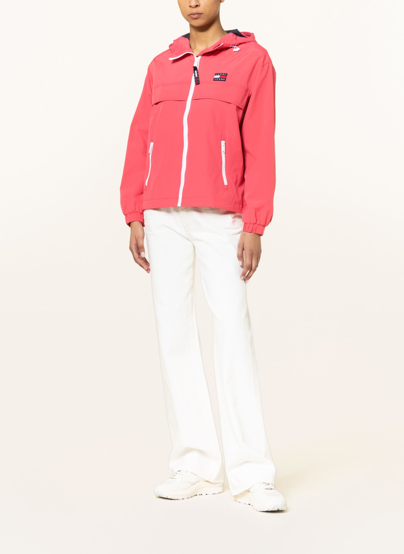 TOMMY JEANS Jacket THE CHICAGO WINDBREAKER, Color: SALMON (Image 2)