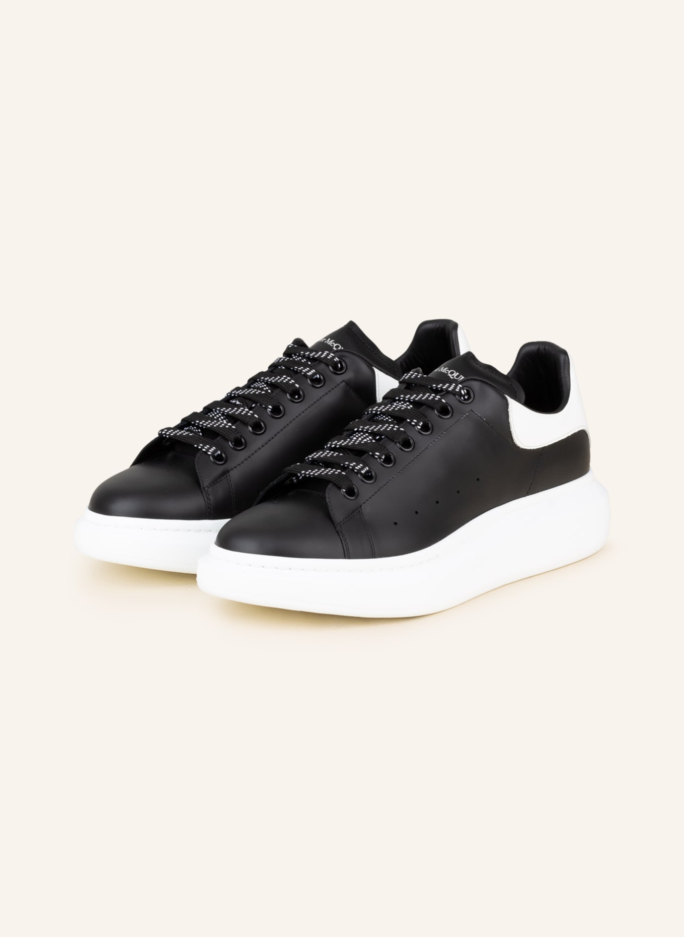 McQUEEN Sneaker: SCHWARZ/ WEISS