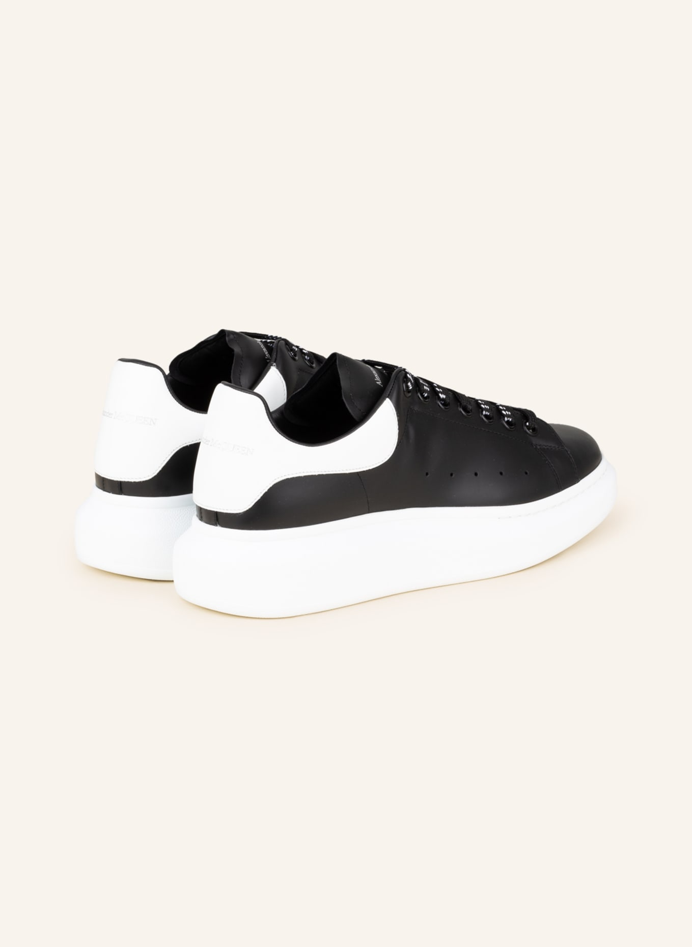 McQUEEN Sneaker: SCHWARZ/ WEISS