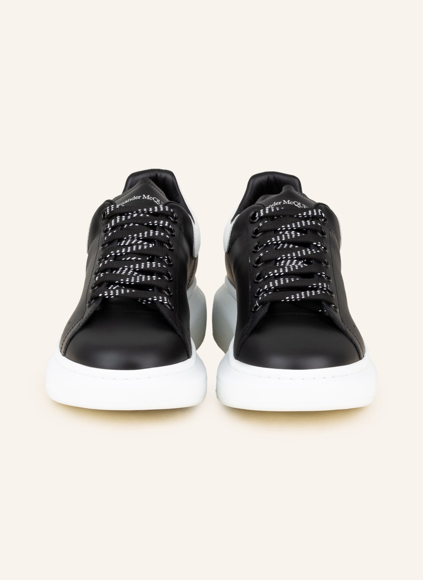 McQUEEN Sneaker: SCHWARZ/ WEISS