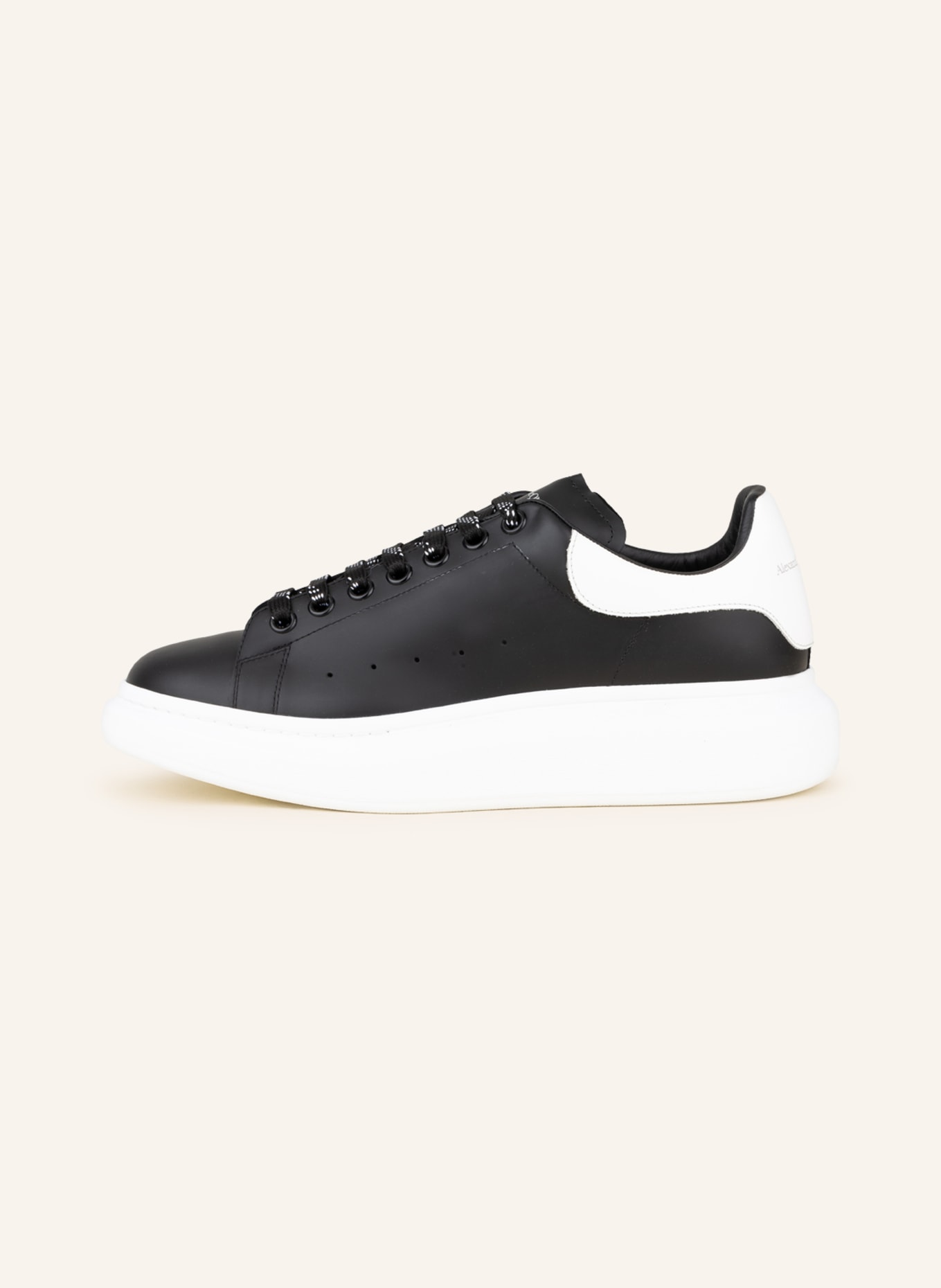 McQUEEN Sneaker: SCHWARZ/ WEISS