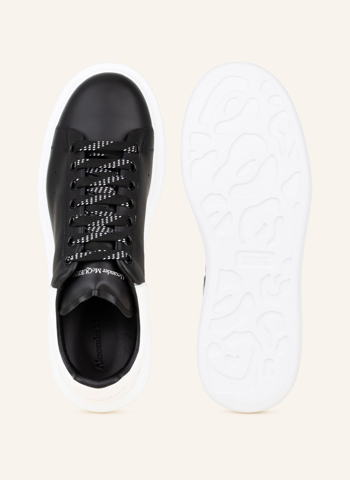 McQUEEN Sneaker: SCHWARZ/ WEISS