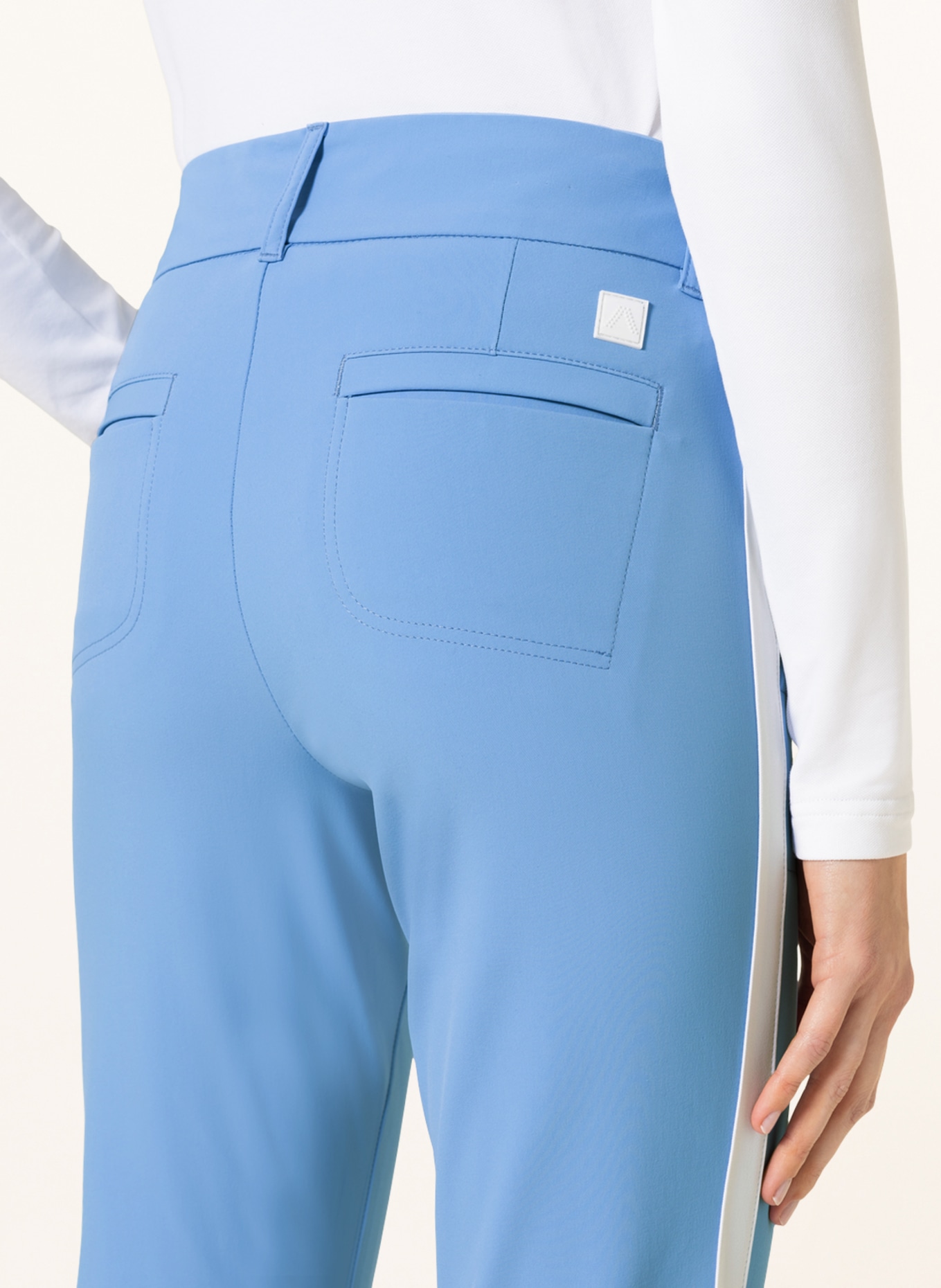 Light blue golf sale trousers