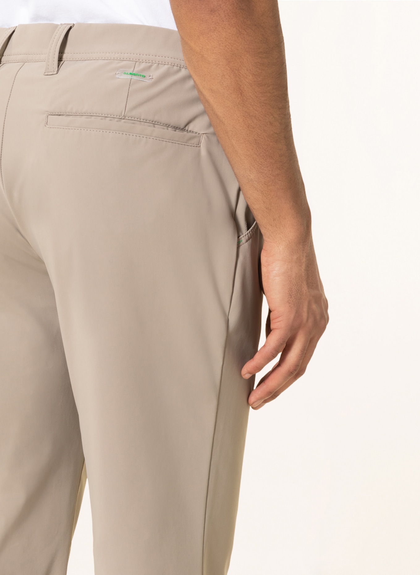 ALBERTO Spodnie golfowe ROOKIE: CAMELOWY