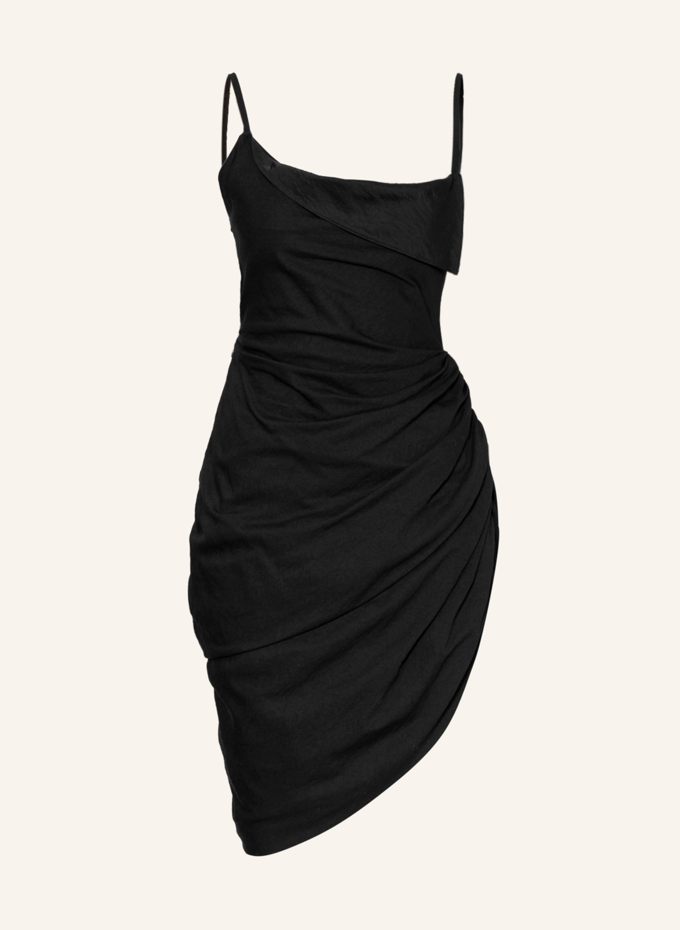 JACQUEMUS Dress LA ROBE SAUDADE, Color: BLACK (Image 1)