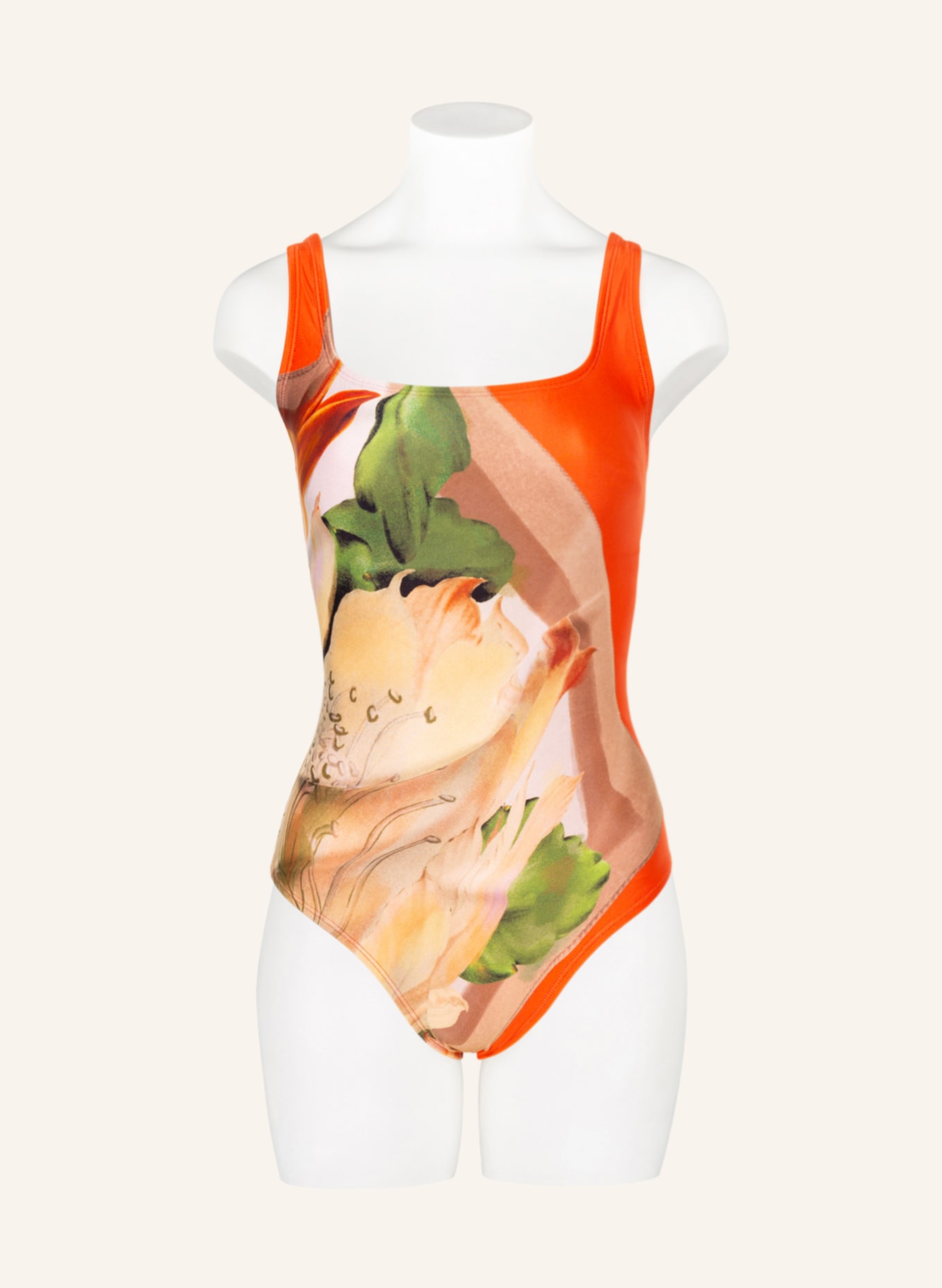 LENNY NIEMEYER Badeanzug mit UV-Schutz 50+, Farbe: ORANGE (Bild 2)