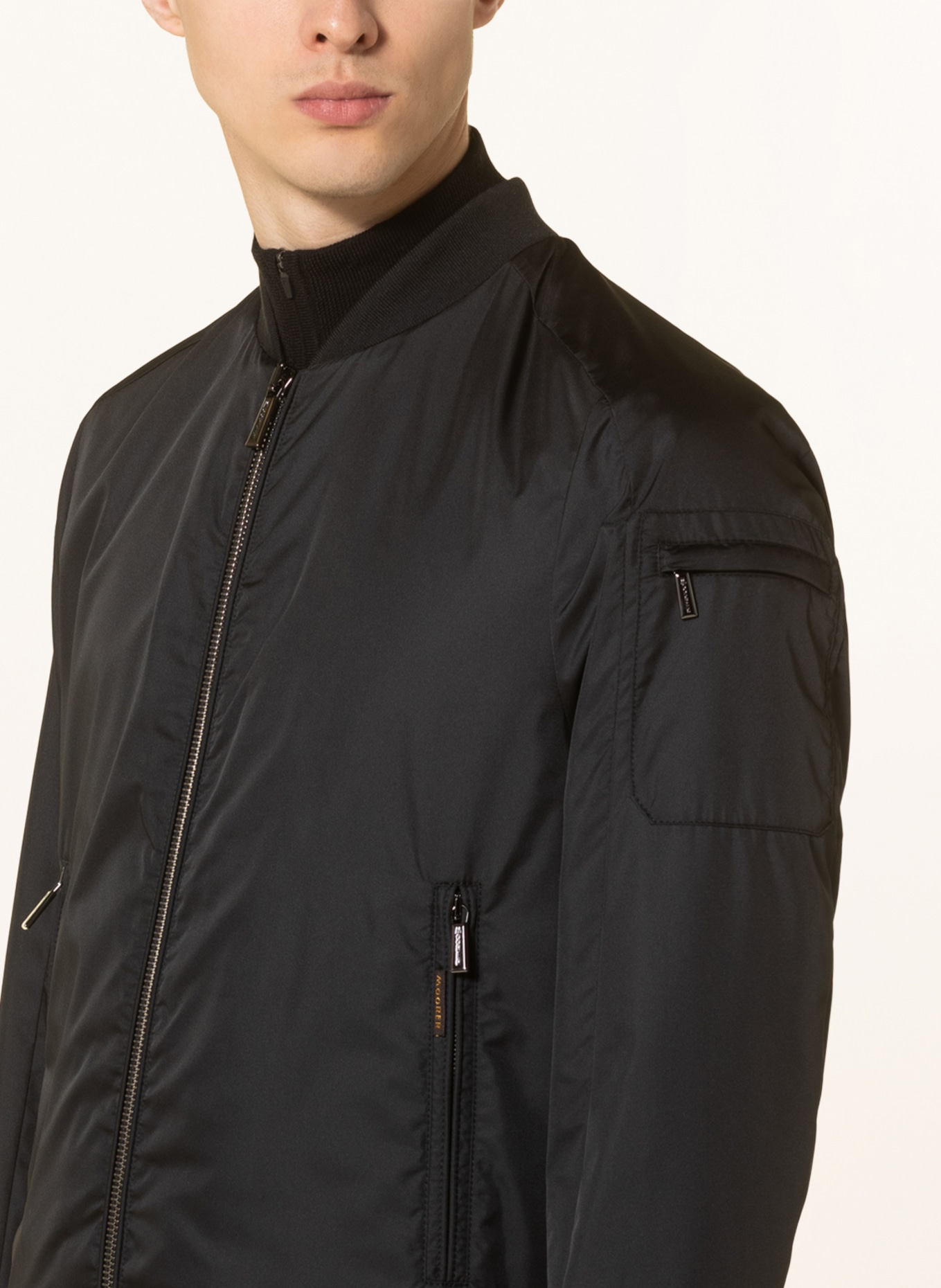 MOORER Bomber jacket CORELLI, Color: BLACK (Image 4)