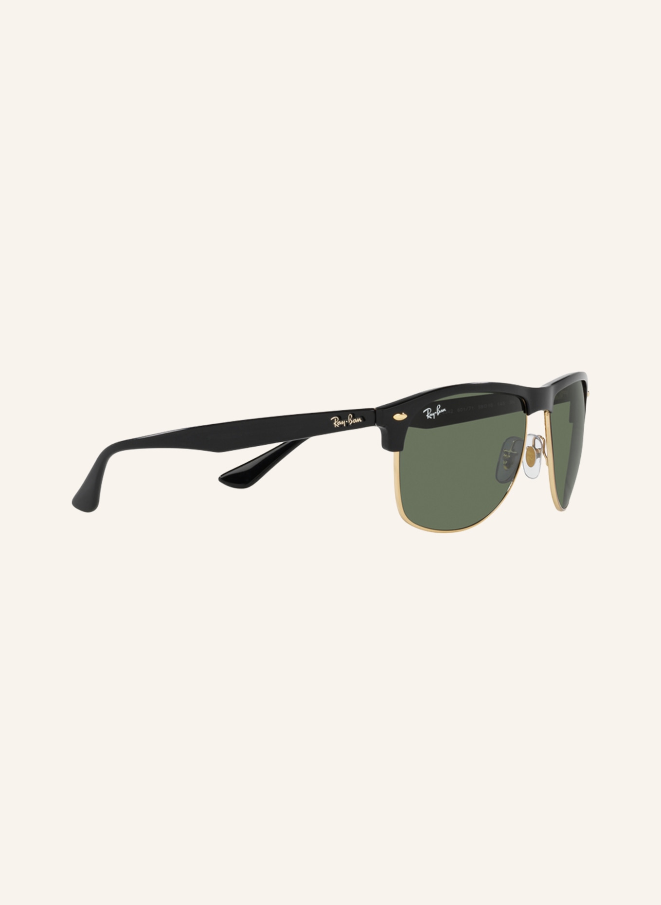 Ray-Ban Sunglasses RB4342, Color: 601/71 - BLACK/ GOLD/ DARK GREEN (Image 3)