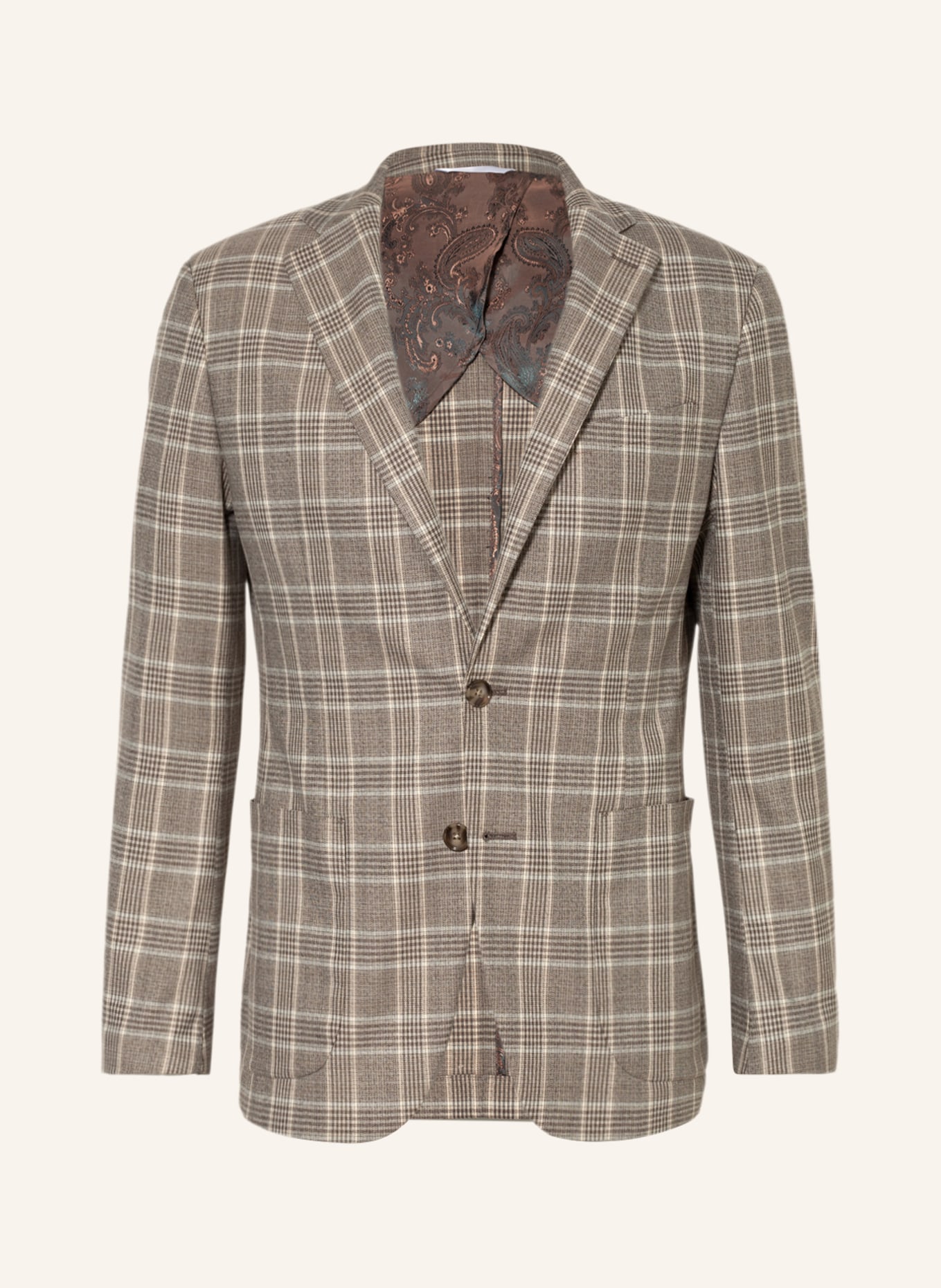 PAUL Suit jacket Slim Fit, Color: LIGHT BROWN/ BROWN (Image 1)