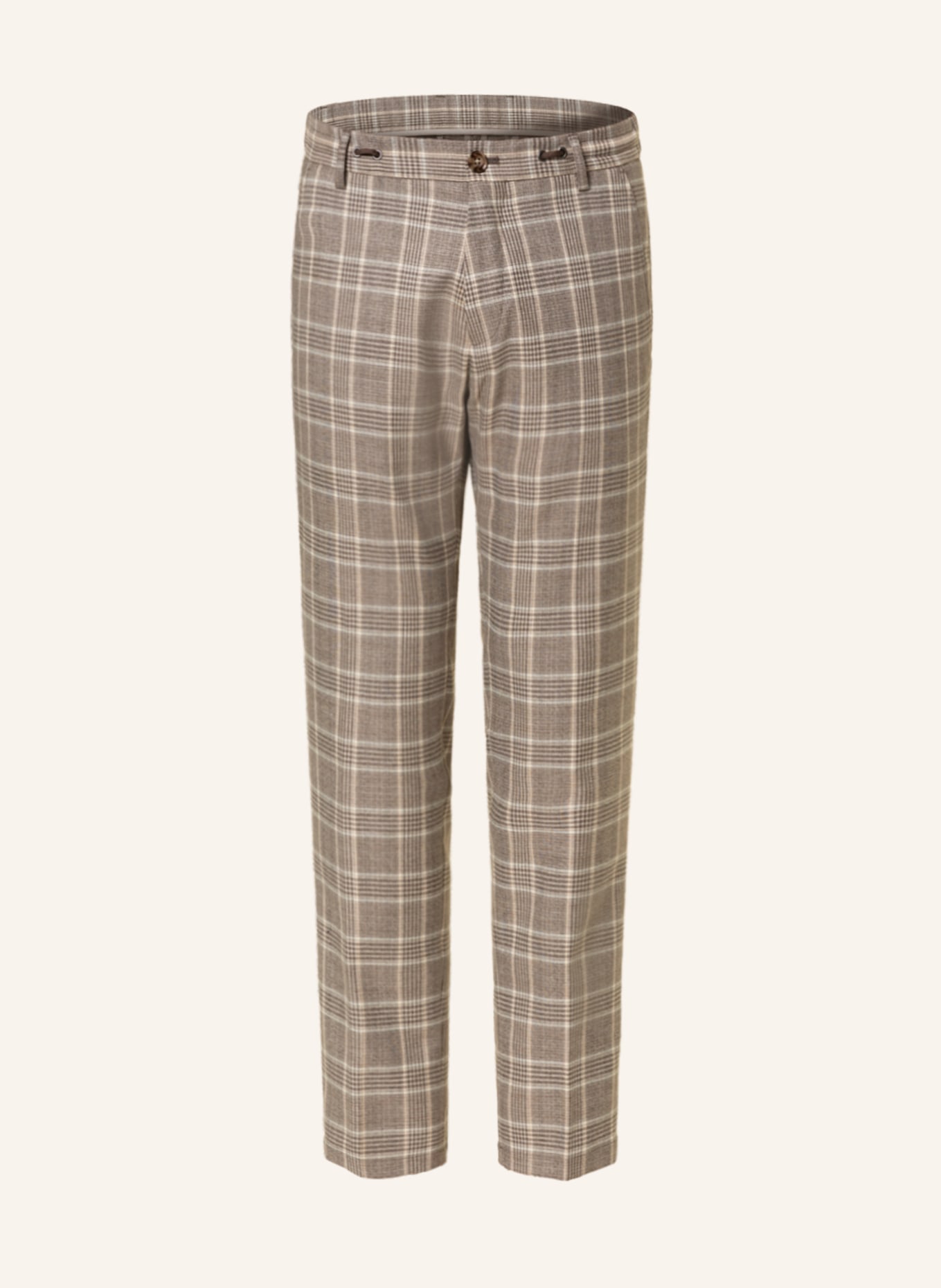 PAUL Suit trousers slim fit, Color: LIGHT BROWN/ BROWN (Image 1)